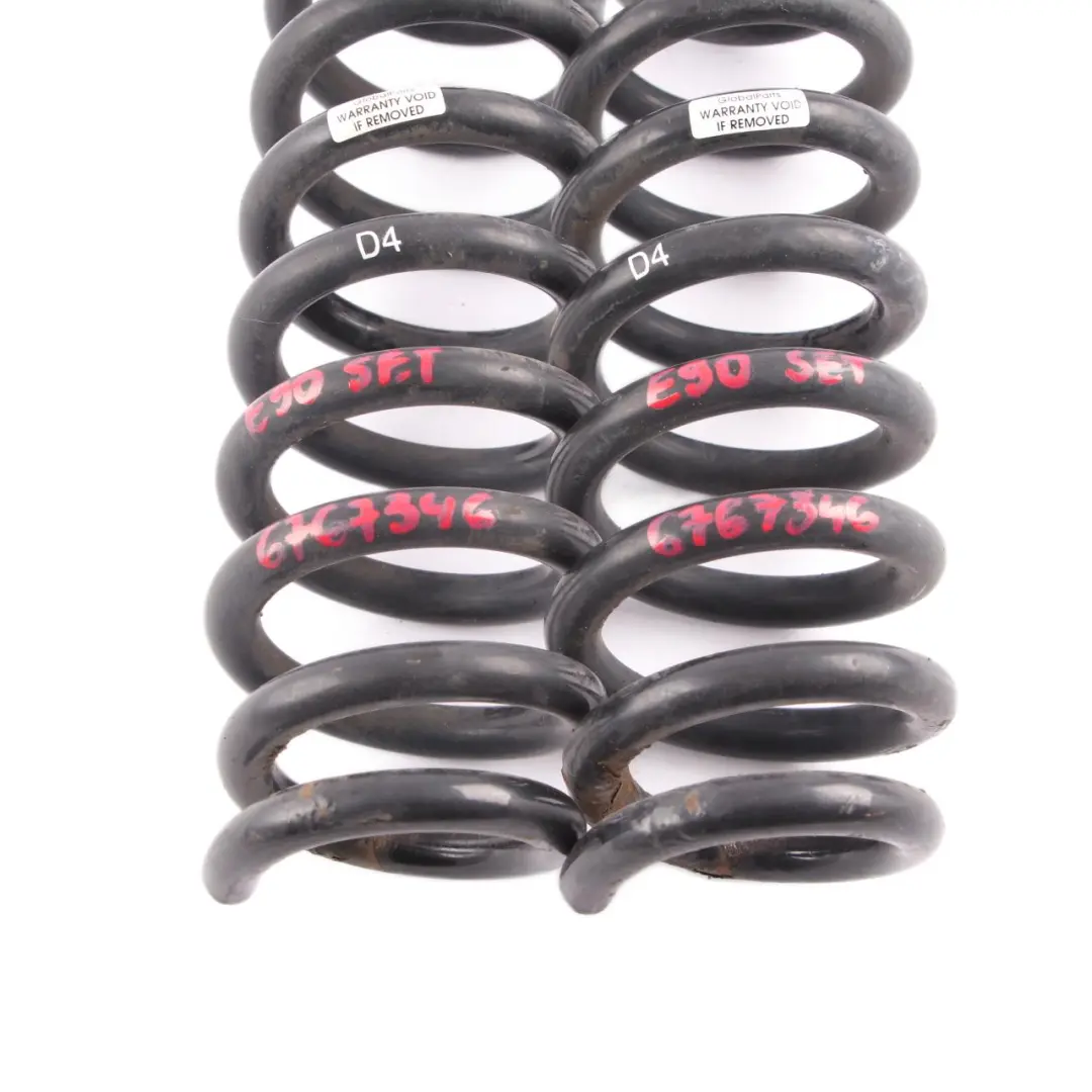Coil Spring Set BMW Rear Left Right N/O/S M Sport Coil Spring Suspension to with Part number E90 D4 Coil Spring Set BMW Rear Left Right N/O/S M Sport Coil Spring Suspension - SKU E90 D4 Sport Rear Coil Spring Set - Part number E90 D4