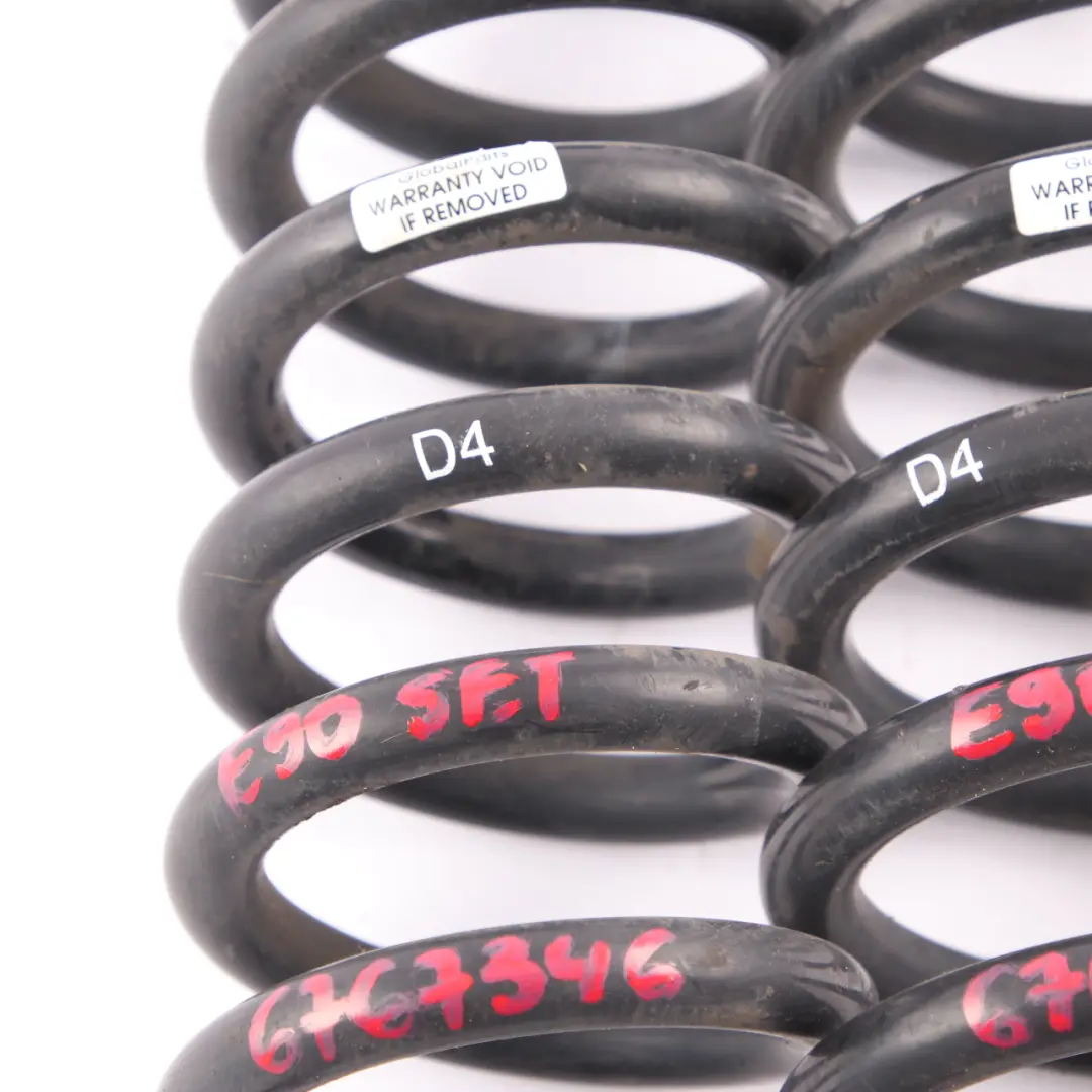 Coil Spring Set BMW Rear Left Right N/O/S M Sport Coil Spring Suspension to with Part number E90 D4 Coil Spring Set BMW Rear Left Right N/O/S M Sport Coil Spring Suspension - SKU E90 D4 Sport Rear Coil Spring Set - Part number E90 D4