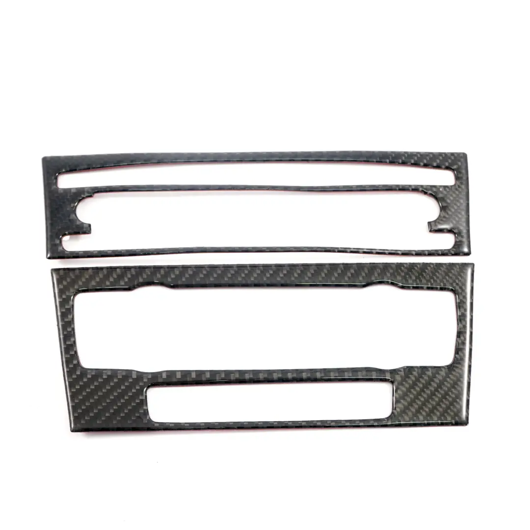 BMW E90 E91 E92 Instrumententafel Mittelkonsole Abdeckung Kohlenstoff Aufkleber - SKU E90 Dash Trim Carbon - Teilenummer E90 Dash Trim Carbon