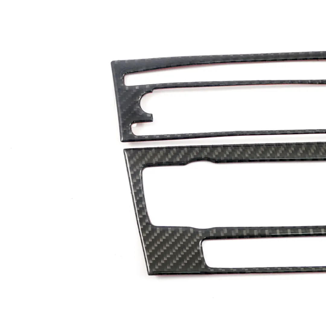 BMW E90 E91 E92 Instrumententafel Mittelkonsole Abdeckung Kohlenstoff Aufkleber - SKU E90 Dash Trim Carbon - Teilenummer E90 Dash Trim Carbon