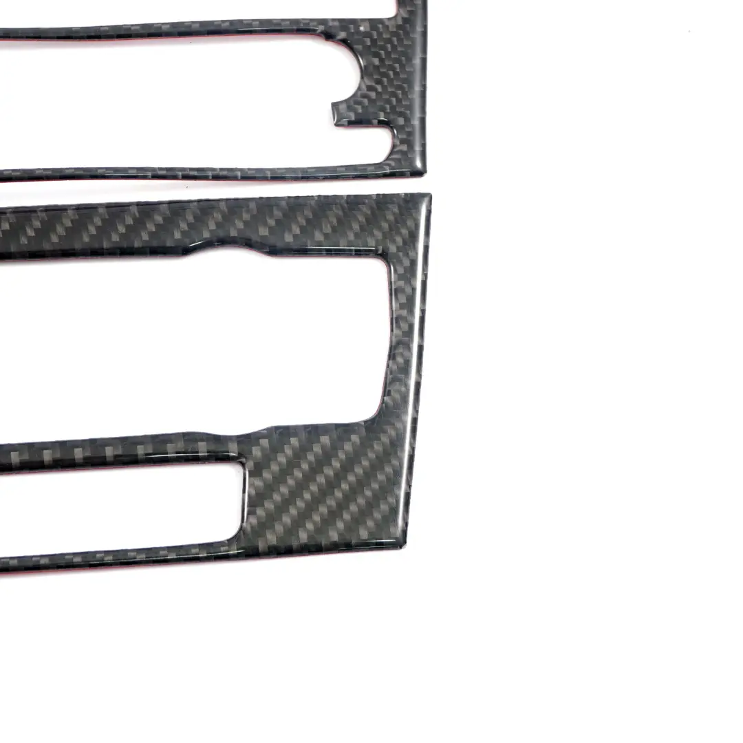 BMW E90 E91 E92 Instrumententafel Mittelkonsole Abdeckung Kohlenstoff Aufkleber - SKU E90 Dash Trim Carbon - Teilenummer E90 Dash Trim Carbon