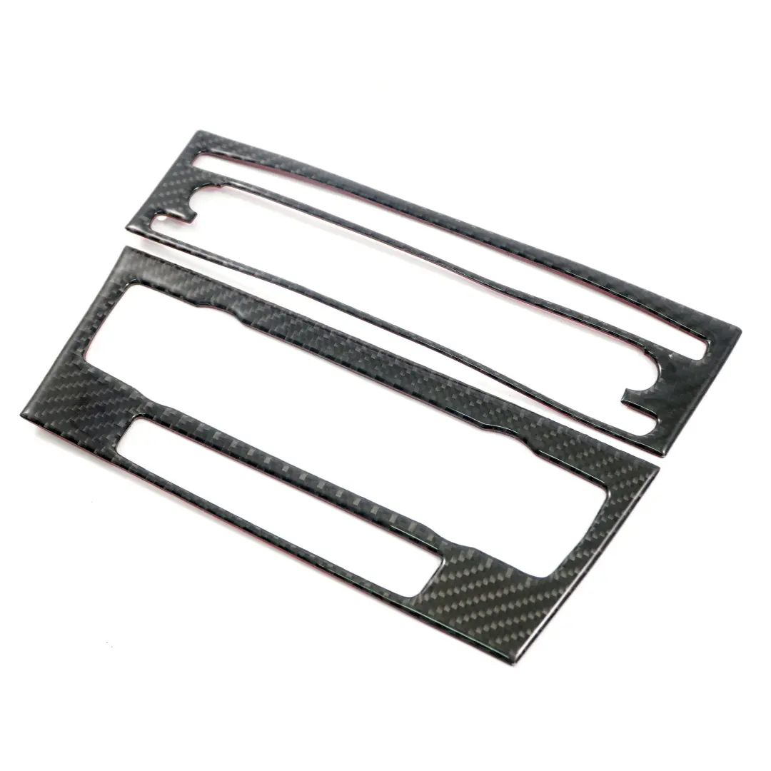 BMW E90 E91 E92 Instrumententafel Mittelkonsole Abdeckung Kohlenstoff Aufkleber - SKU E90 Dash Trim Carbon - Teilenummer E90 Dash Trim Carbon