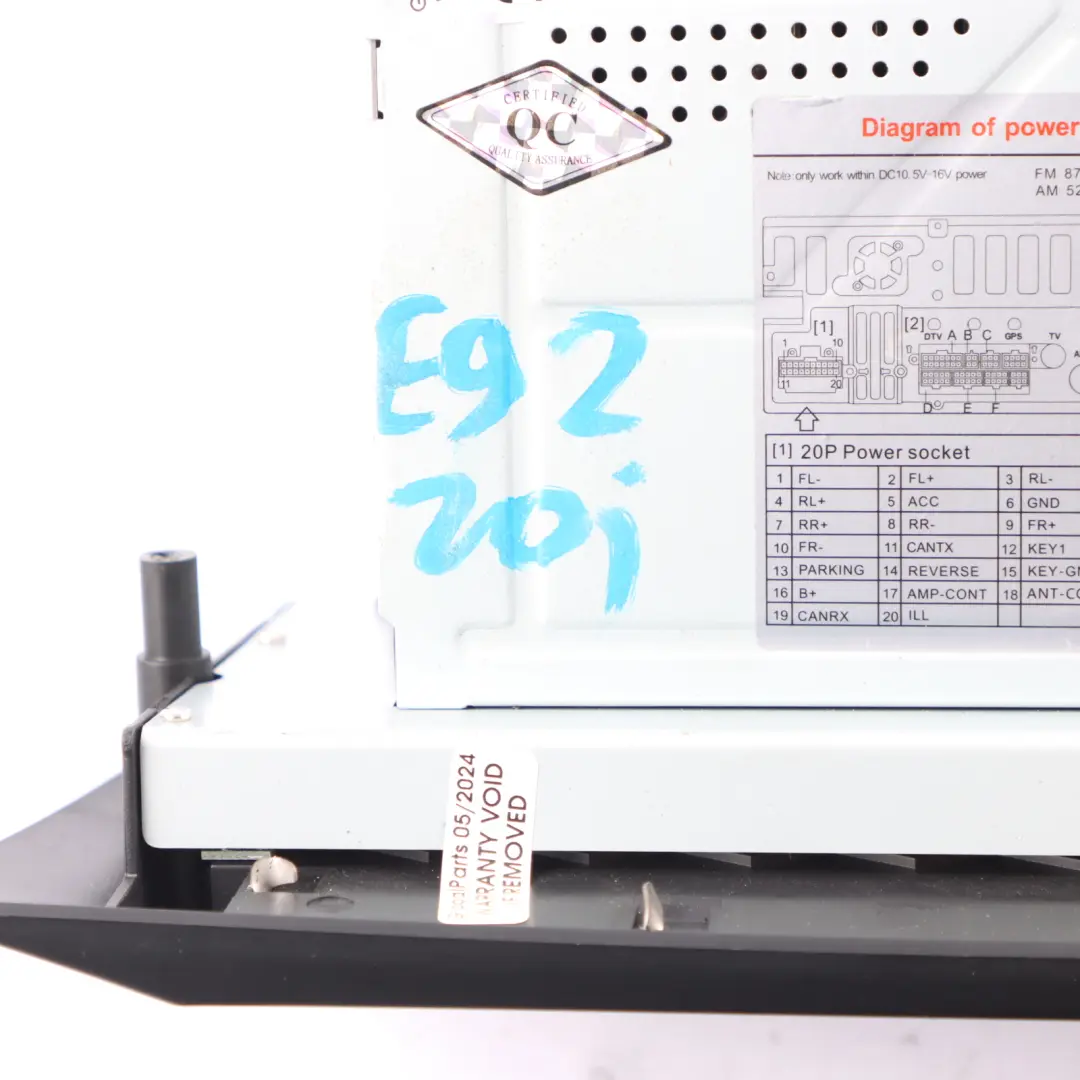 Infotainment Head Unit BMW E90 E92 Media Player Head Unit Navigation Screen to with Part number E90 Head Unit Infotainment Head Unit BMW E90 E92 Media Player Head Unit Navigation Screen - SKU E90 Head Unit-1 - Part number E90 Head Unit