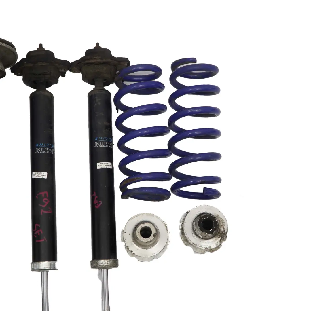 Amortyzatory Przód Tył JOM Statim Zestaw do BMW E90 o numerze E90 JOM Shock Absorber Set BMW E90 Amortyzatory Przód Tył JOM Statim Zestaw - SKU E90 JOM Spring Set - Numer Części E90 JOM Shock Absorber Set