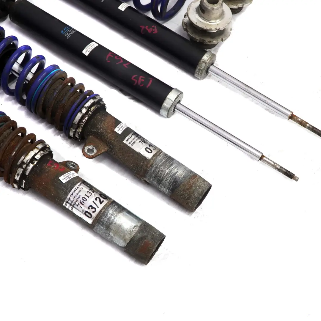 Front Rear JOM Statim Suspension Lowering Shock Absorber Spring Set to BMW 3 E90 E91 E92 with Part number E90 JOM Shock Absorber Set BMW 3 E90 E91 E92 Front Rear JOM Statim Suspension Lowering Shock Absorber Spring Set - SKU E90 JOM Spring Set - Part number E90 JOM Shock Absorber Set