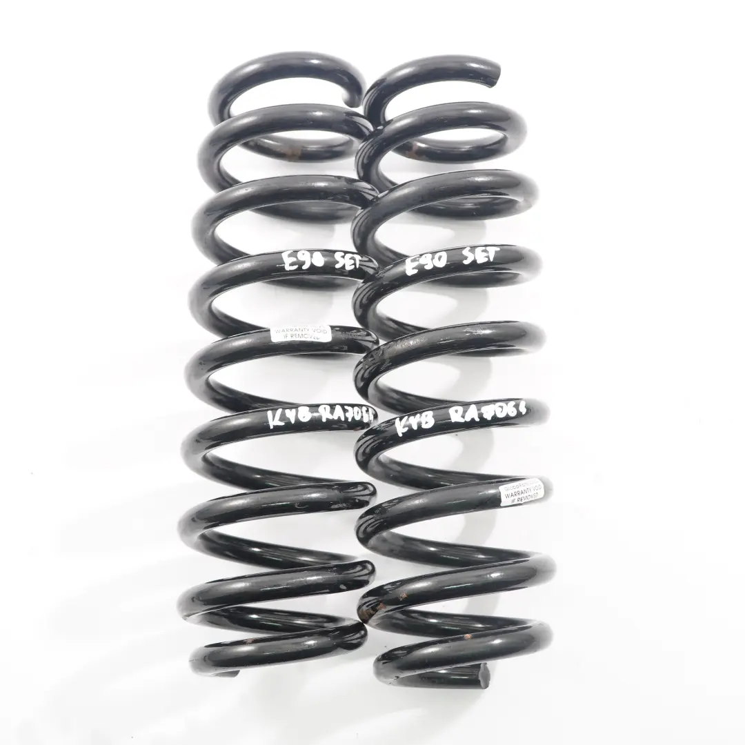 BMW E90 Coil Spring Set Rear Left Right N/O/S Coil Spring Suspension KYB RA7064 - SKU E90 KYB RA7064 Rear Coil Spring Set - Part number E90 KYB RA7064 Rear Coil Spring Set