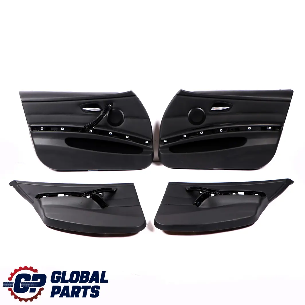 Heated Black Leather Interior Seats Seat with Airbag and Door Cards to BMW E90 LCI with Part number 6985960 BMW E90 LCI Heated Black Leather Interior Seats Seat with Airbag and Door Cards - SKU E90 LCI Black Leather Seats - Part number 6985960