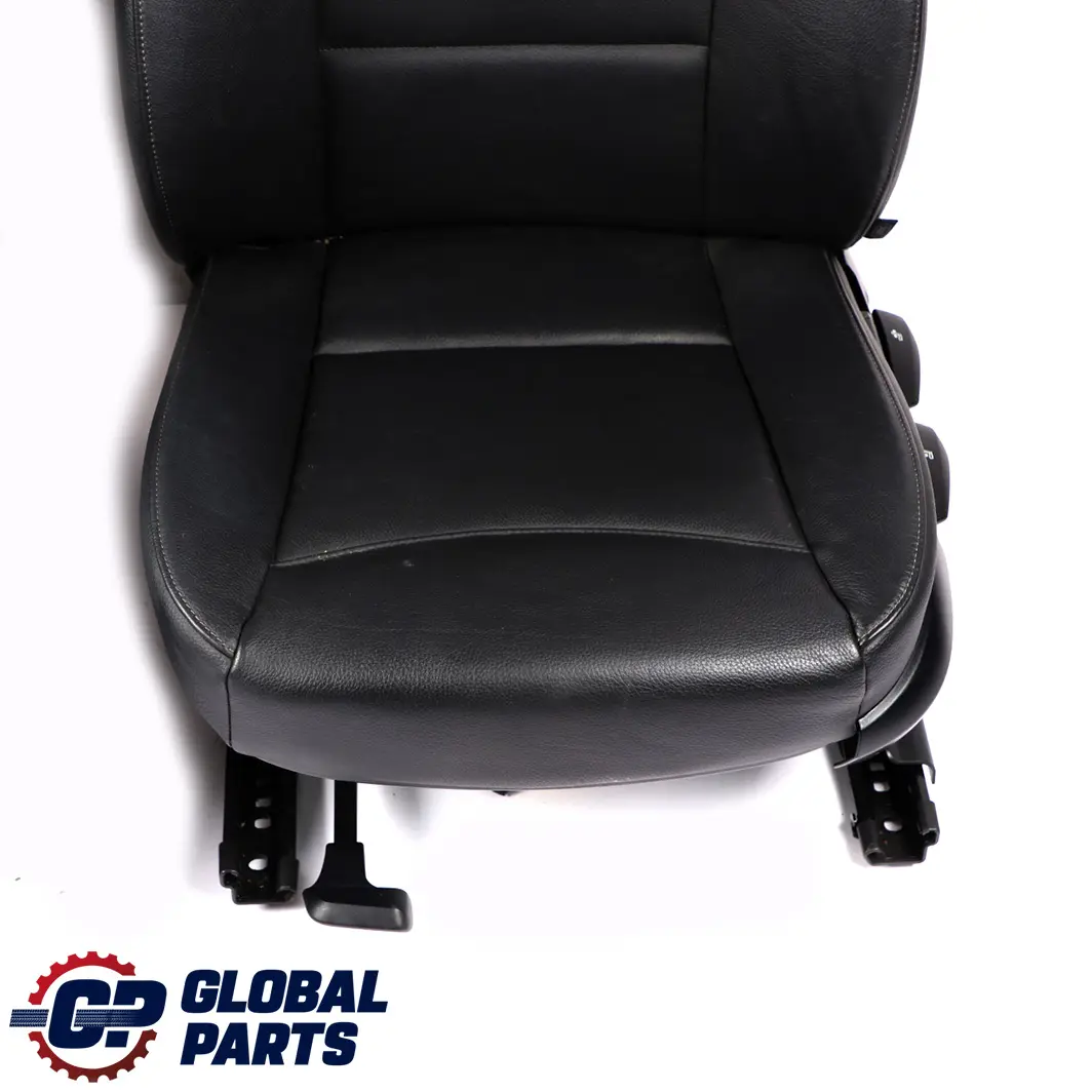 BMW E90 LCI Heated Black Leather Interior Seats Seat with Airbag and Door Cards - SKU E90 LCI Black Leather Seats - Part number 6985960