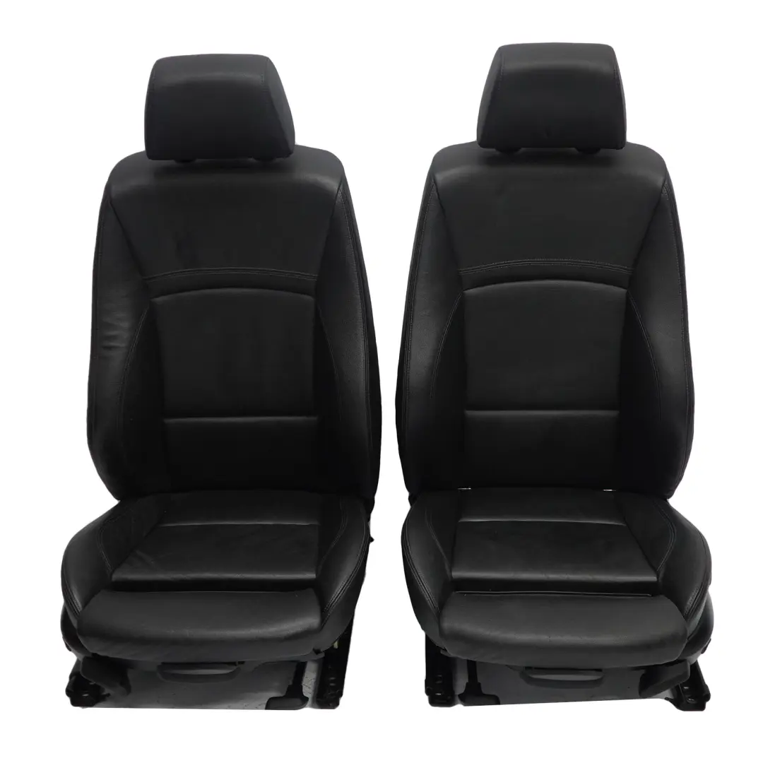 Leather Dakota Interior Seats Seat with Door Cards BMW M Sport Black - SKU E90 LCI M SPORT Black Leather Seats - Part number E90 LCI