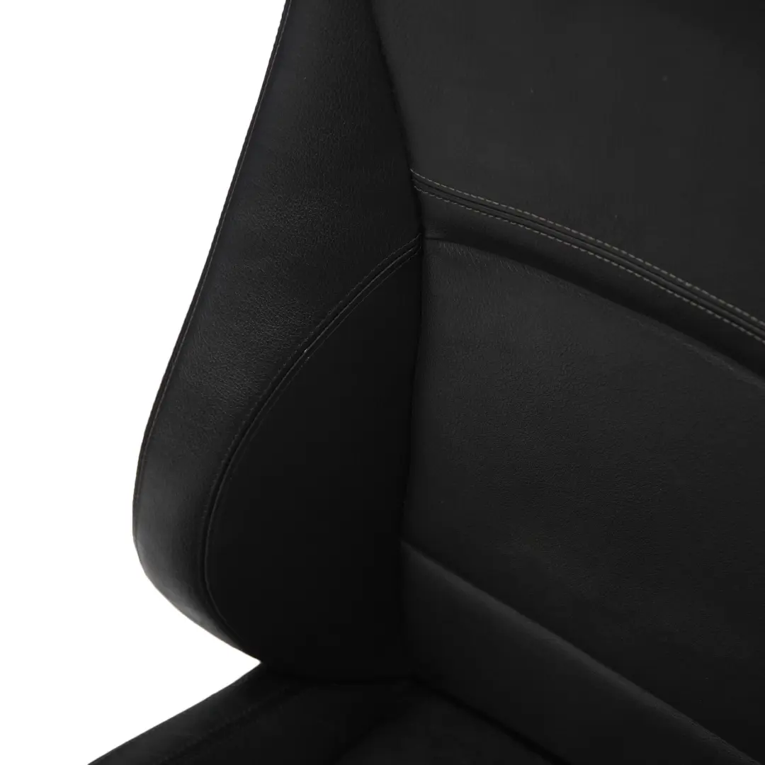 Negro Interior cuero Dakota Asientos Sin Tarjetas Puerta para BMW M Sport con número de pieza E90 LCI BMW M Sport Negro Interior cuero Dakota Asientos Sin Tarjetas Puerta - SKU E90 LCI M SPORT Black Leather Seats - Número de pieza E90 LCI