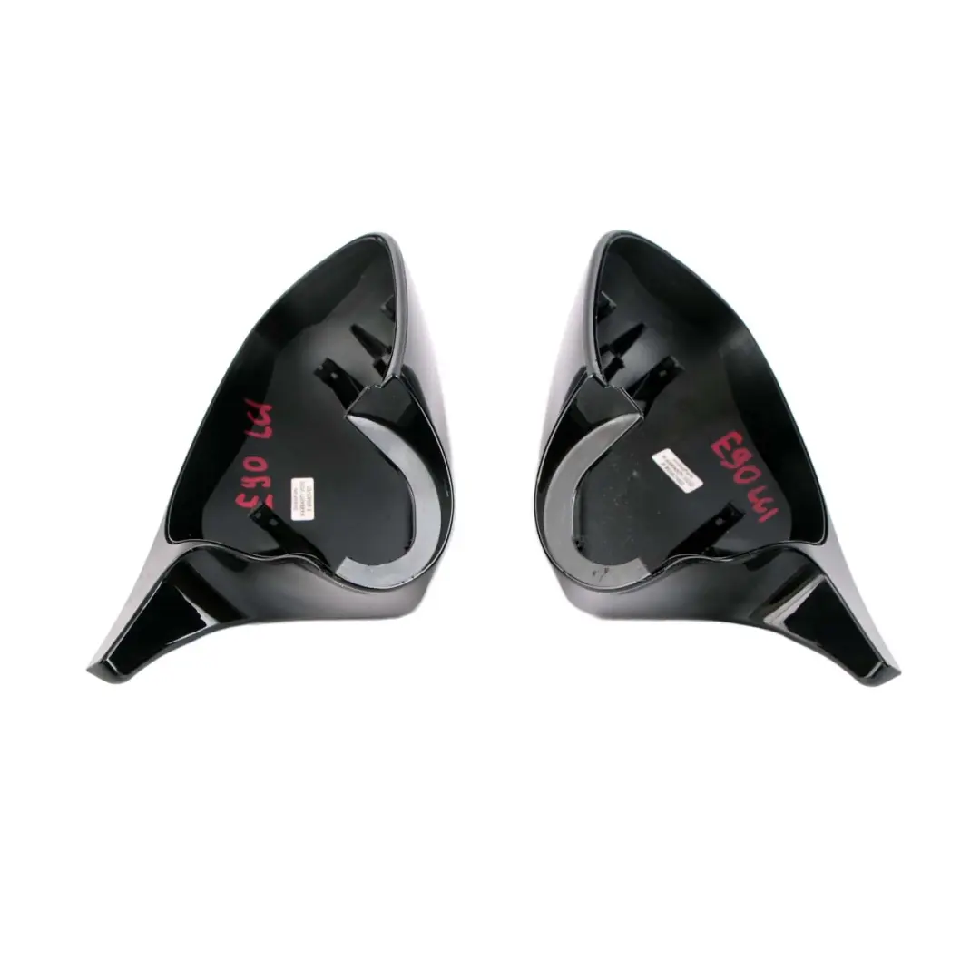 BMW E92 LCI Gauche Droite Capuchon Geh?usespiegel Noir Kit - SKU E90 LCI Mirror Cover Set - Numéro de pièce E90 LCI