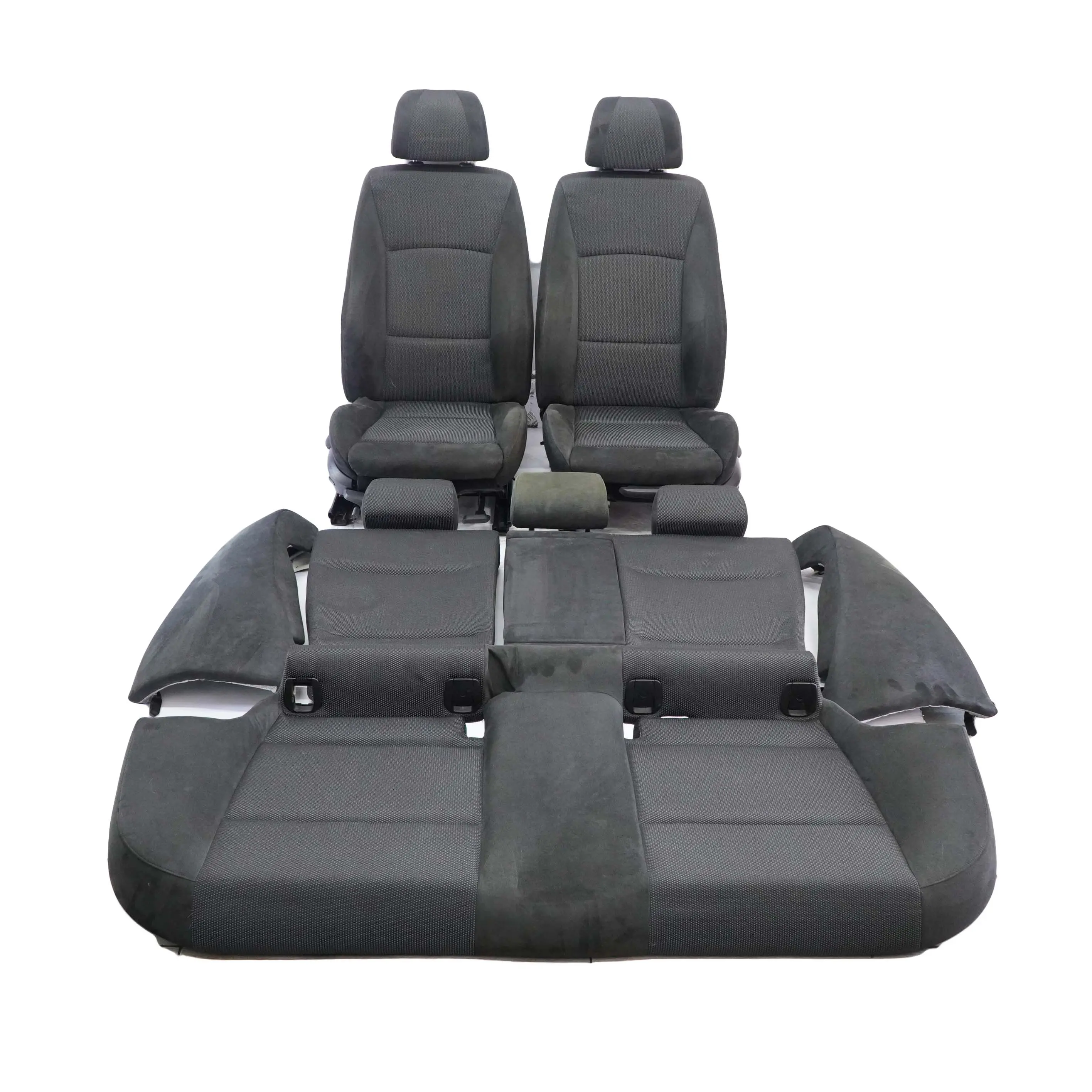 BMW E90 M Sport Alcantara Tissu Sièges Avant Arrière Siège Sans Portière