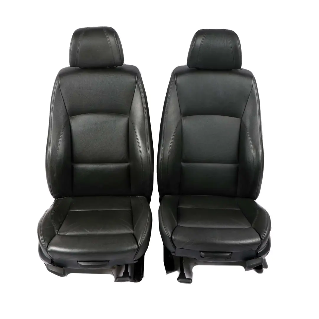 Leather Interior Seats with Airbag and Door Cards to BMW 3 Series E90 M SPORT Black with Part number 6985942 BMW 3 Series E90 M SPORT Black Leather Interior Seats with Airbag and Door Cards - SKU E90 M SPORT Black Leather Seats - 1 - Part number 6985942