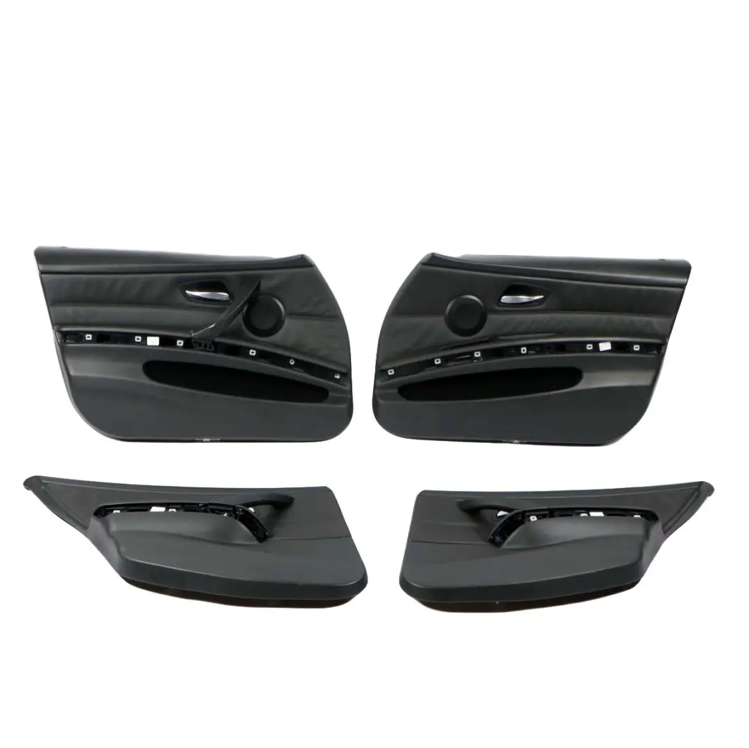 Leather Interior Seats with Airbag and Door Cards to BMW 3 Series E90 M SPORT Black with Part number 6985942 BMW 3 Series E90 M SPORT Black Leather Interior Seats with Airbag and Door Cards - SKU E90 M SPORT Black Leather Seats - 1 - Part number 6985942