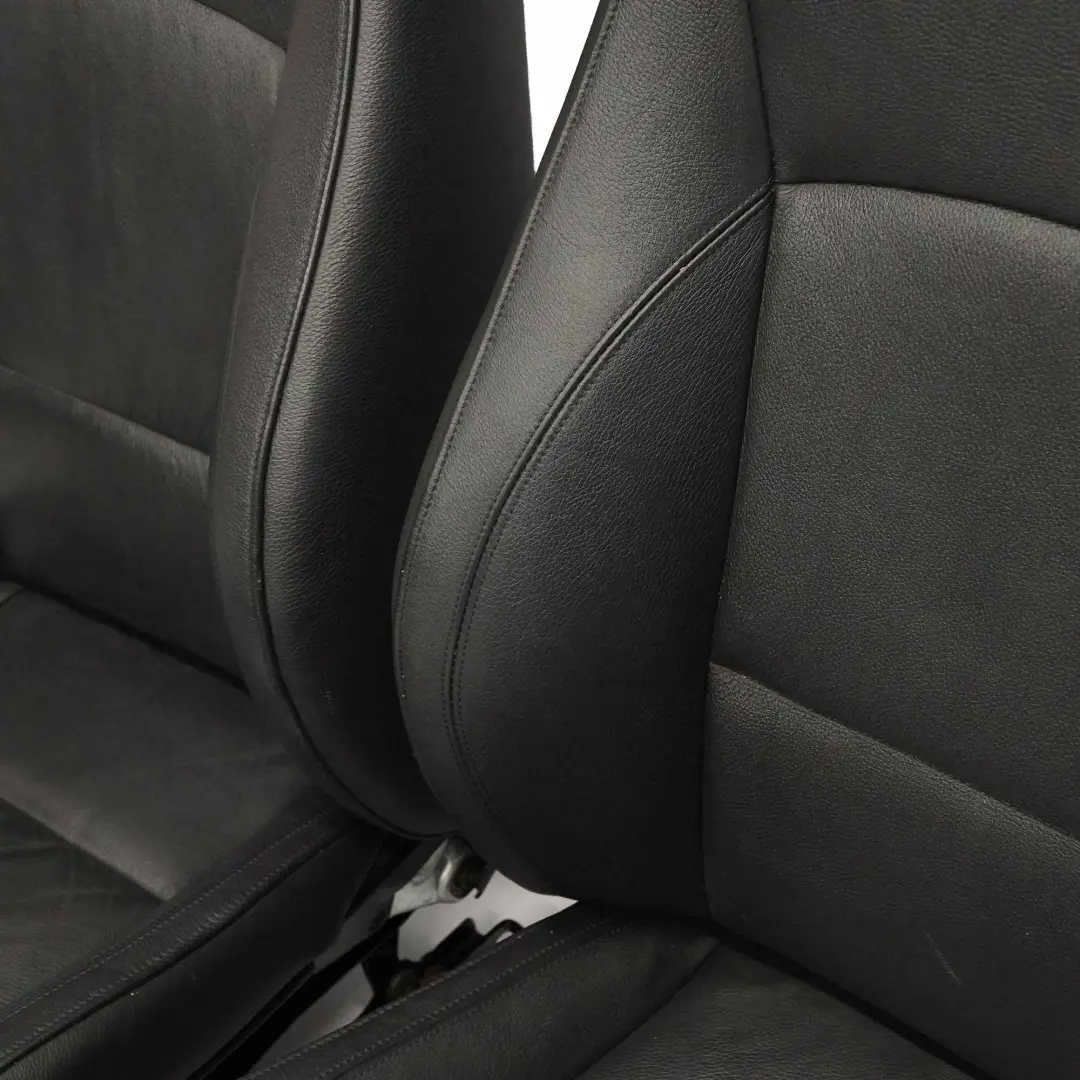 Negro Cuero Asientos Calefacción Sin Tarjetas Puerta para BMW Sedan M Sport con número de pieza E90 BMW Sedan M Sport Negro Cuero Asientos Calefacción Sin Tarjetas Puerta - SKU E90 M Sport Black Leather Seats-1 - Número de pieza E90