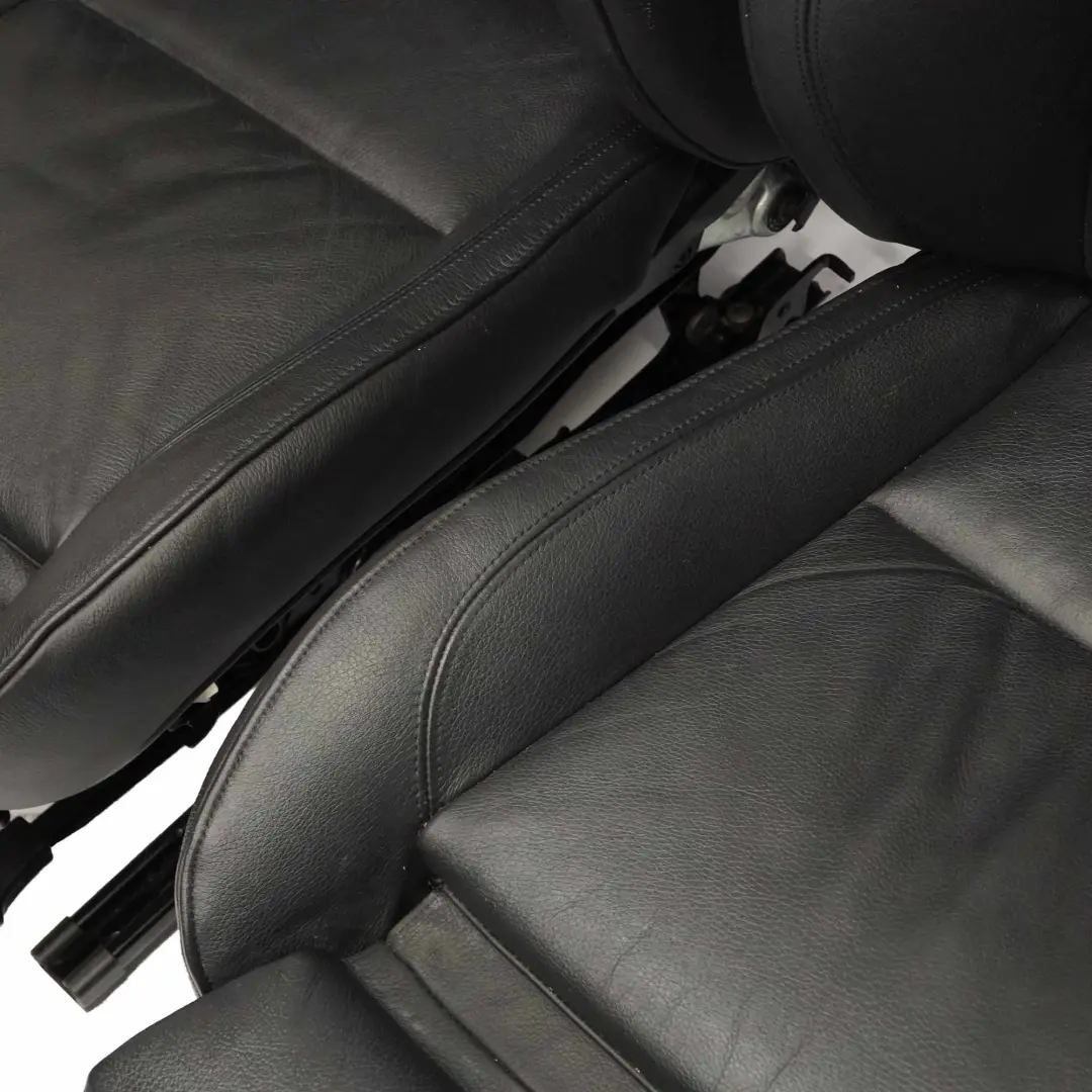 Negro Cuero Asientos Calefacción Sin Tarjetas Puerta para BMW Sedan M Sport con número de pieza E90 BMW Sedan M Sport Negro Cuero Asientos Calefacción Sin Tarjetas Puerta - SKU E90 M Sport Black Leather Seats-1 - Número de pieza E90