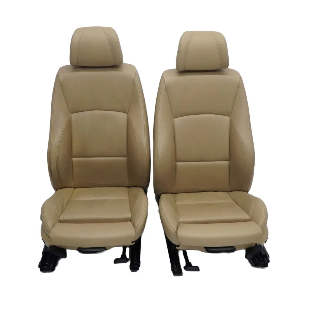 Heated M Sport Beige Leather Interior Seats Front Rear Seat to BMW Saloon with Part number E90 BMW Saloon Heated M Sport Beige Leather Interior Seats Front Rear Seat - SKU E90 M Sport Seats Beige Leather-1 - Part number E90