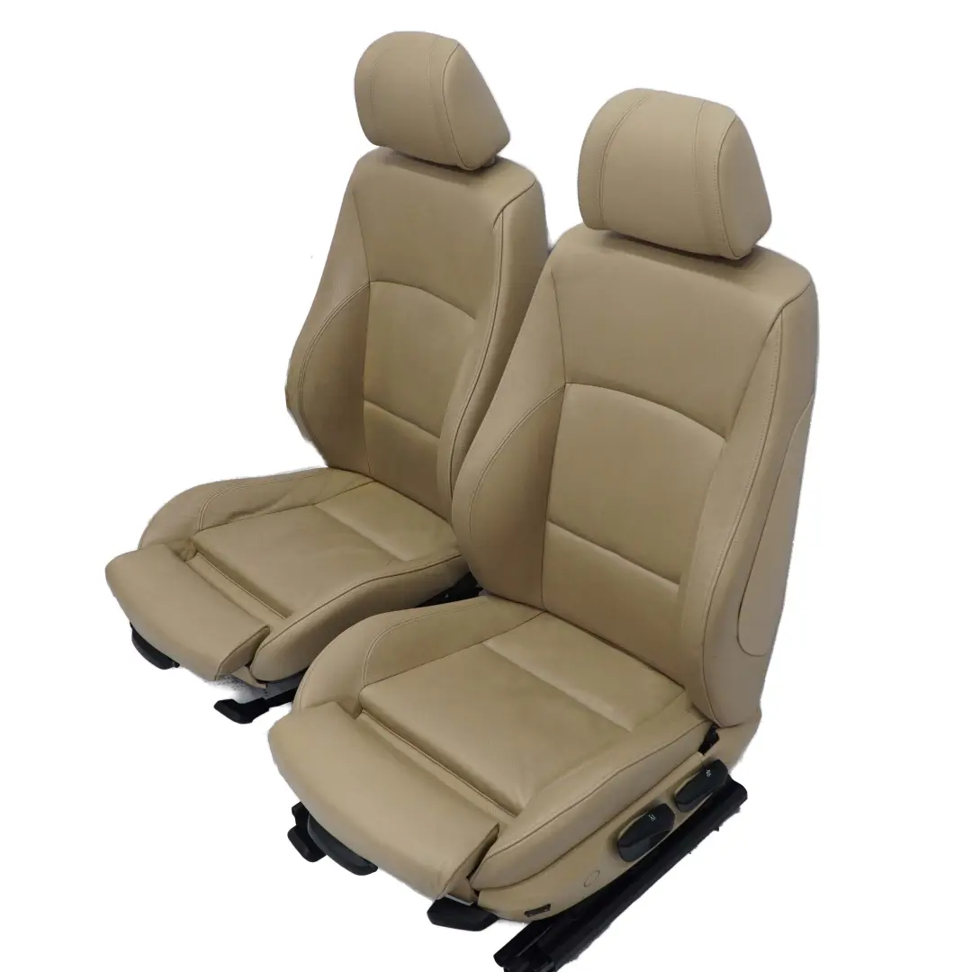 Heated M Sport Beige Leather Interior Seats Front Rear Seat to BMW Saloon with Part number E90 BMW Saloon Heated M Sport Beige Leather Interior Seats Front Rear Seat - SKU E90 M Sport Seats Beige Leather-1 - Part number E90