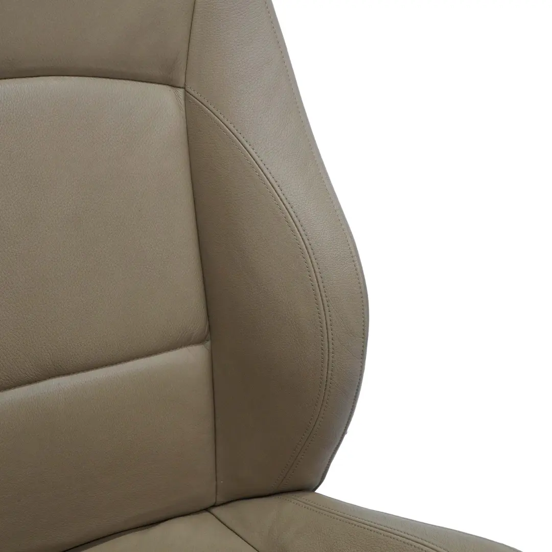 BMW Saloon Heated M Sport Beige Leather Interior Seats Front Rear Seat - SKU E90 M Sport Seats Beige Leather-1 - Part number E90