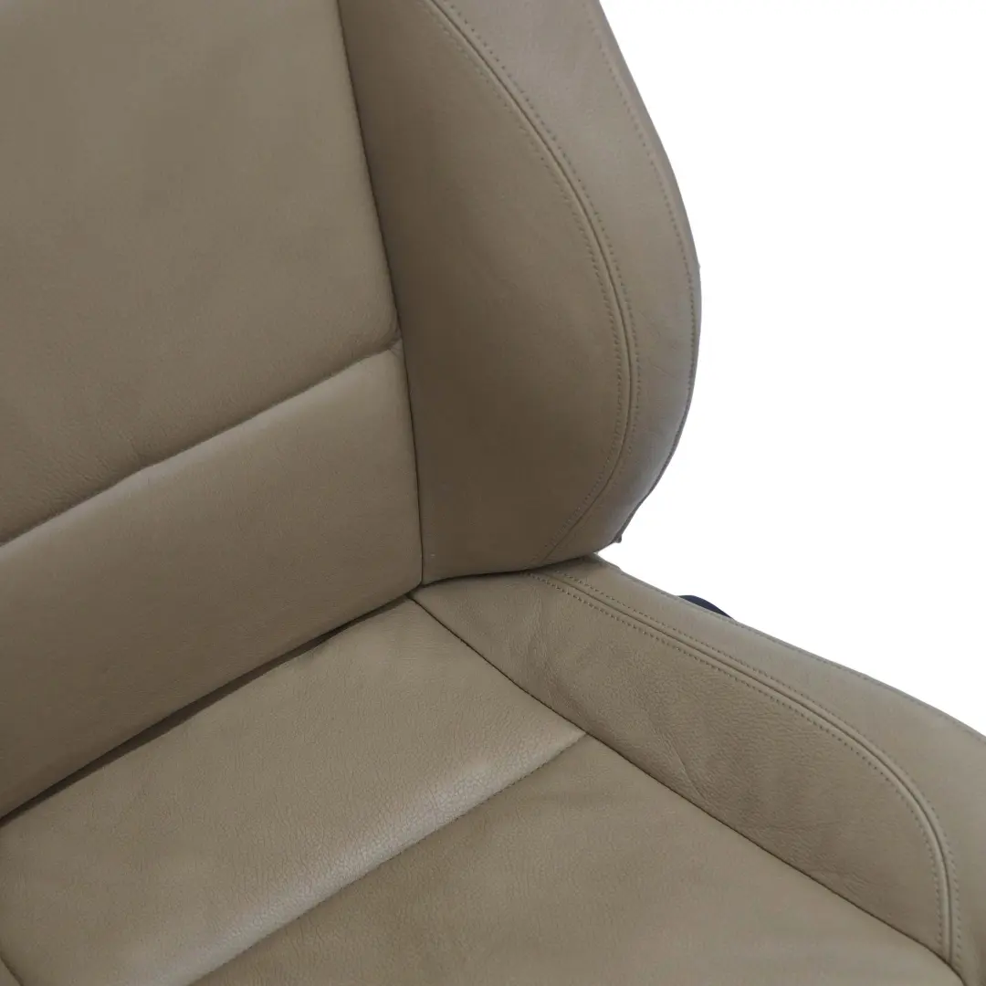 BMW Saloon Heated M Sport Beige Leather Interior Seats Front Rear Seat - SKU E90 M Sport Seats Beige Leather-1 - Part number E90
