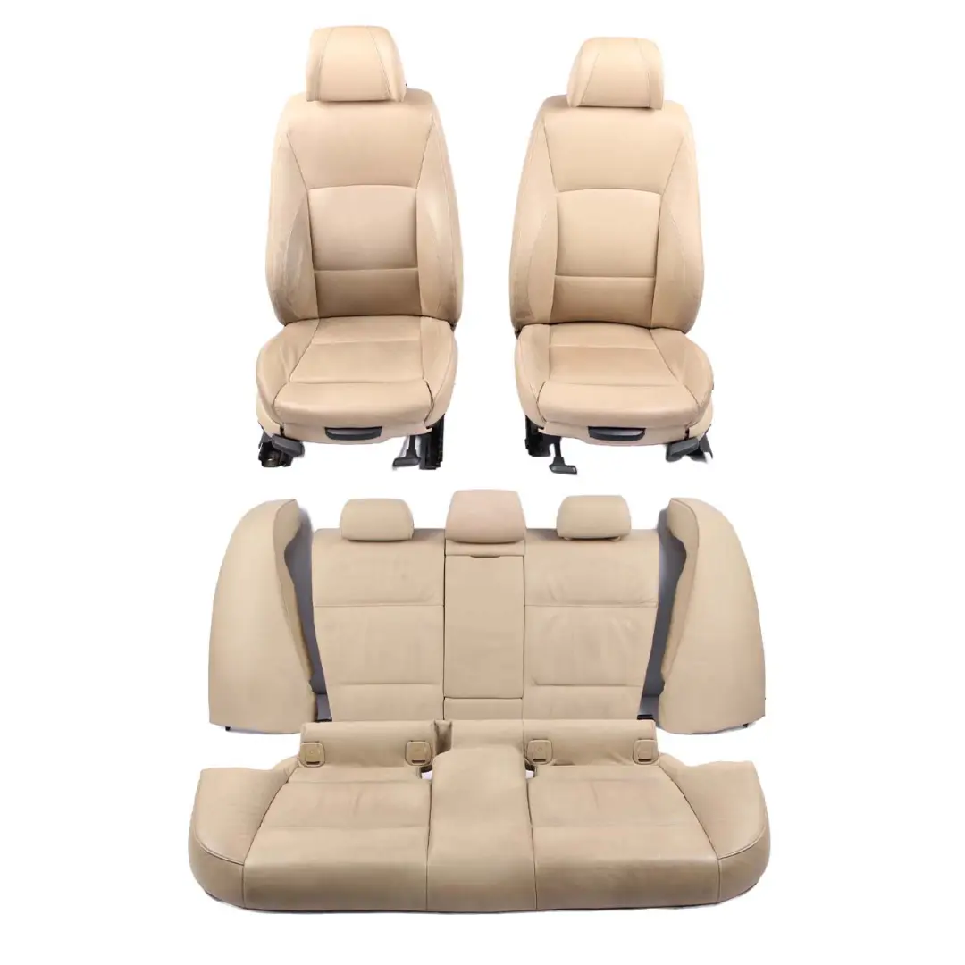 Beige Leather Interior Seats with Door Cards to BMW 3 Series Saloon M Sport with Part number E90 BMW 3 Series Saloon M Sport Beige Leather Interior Seats with Door Cards - SKU E90 M Sport Seats Beige Leather - Part number E90