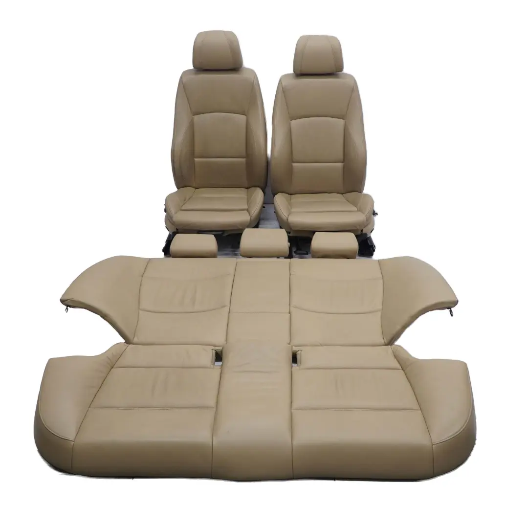 Beige Leather Interior Seats with Door Cards to BMW 3 Series Saloon M Sport with Part number E90 BMW 3 Series Saloon M Sport Beige Leather Interior Seats with Door Cards - SKU E90 M Sport Seats Beige Leather - Part number E90
