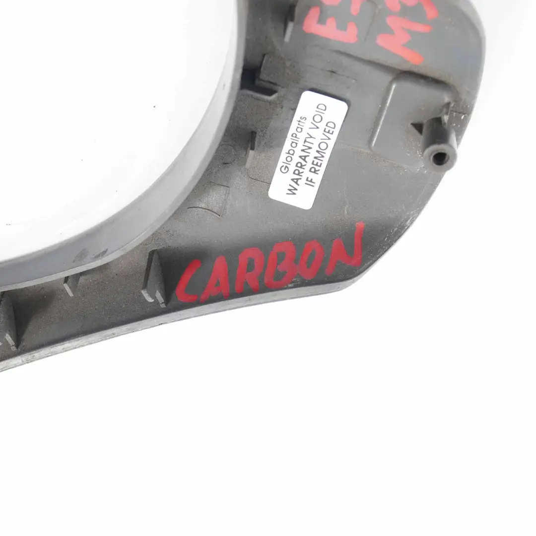  Guarnición dirección BMW E90 E92 M3 Carbon Cubierta Multifunción Interruptor - SKU E90 M3 Carbon Trim - Número de pieza E90 M3 Carbon Trim