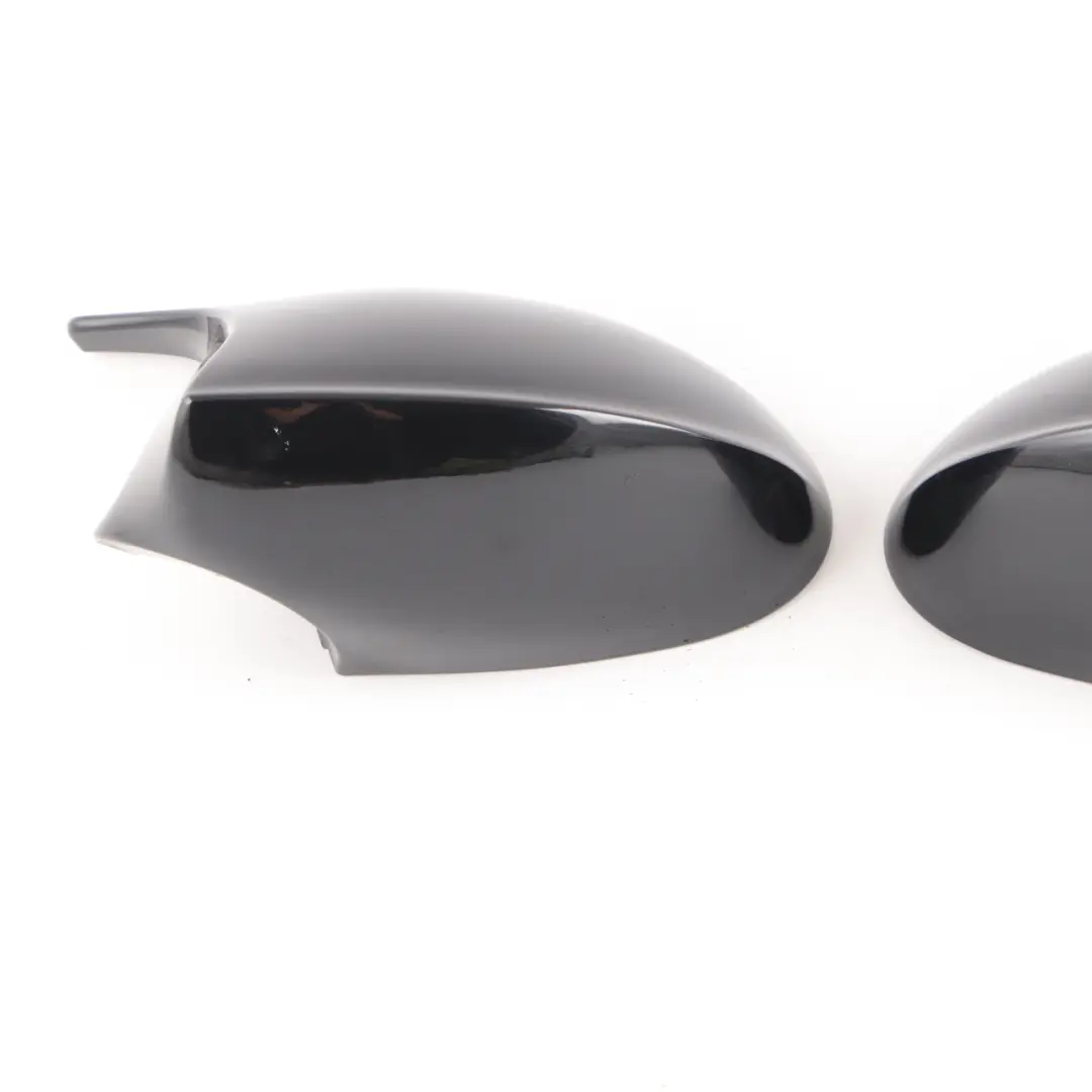 Wing Mirror BMW Left Right Cap Casing Set Black to Cover with Part number E90 M3 Cover Wing Mirror BMW Left Right Cap Casing Set Black - SKU E90 M3 Mirror Cover Look - Part number E90 M3