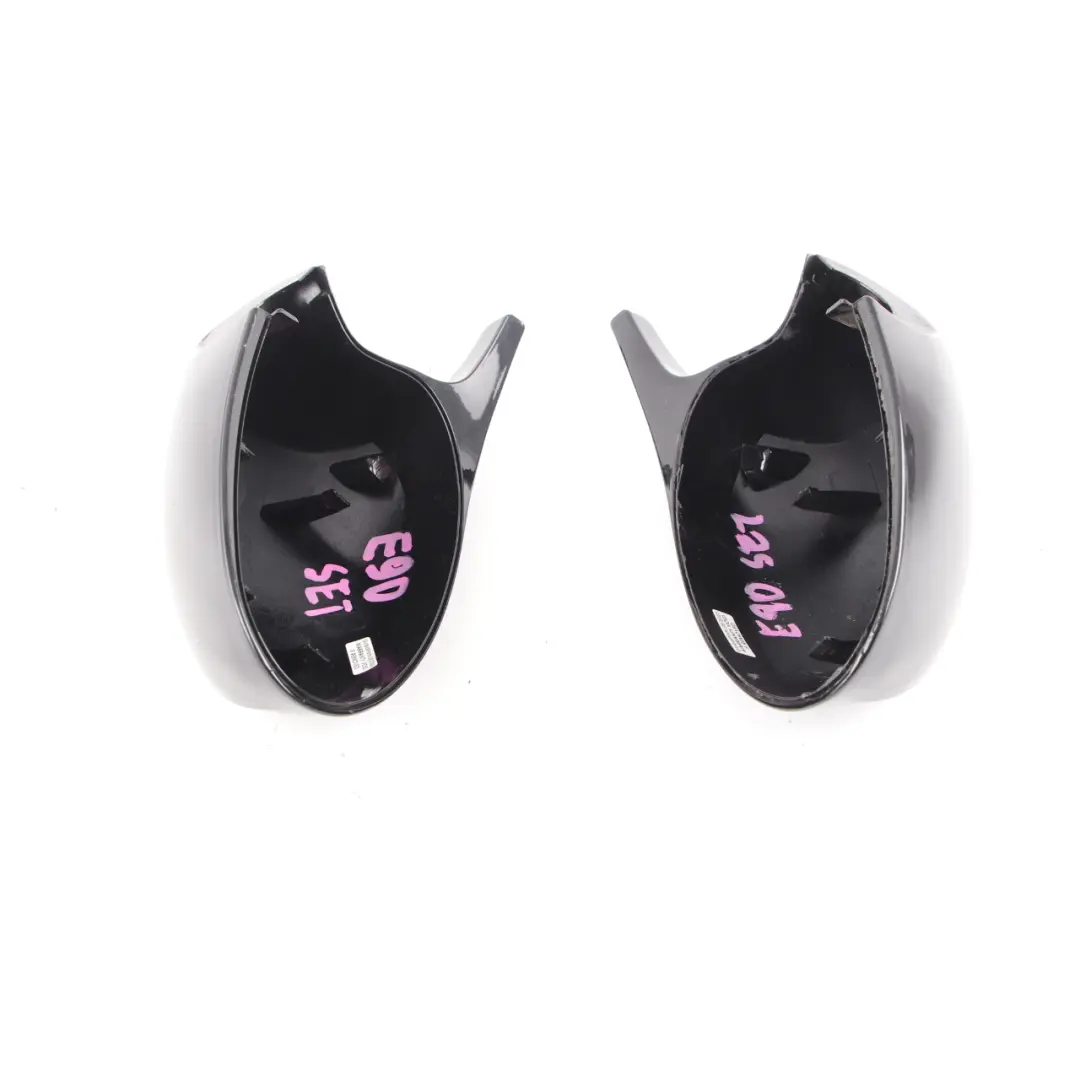 Cover Wing Mirror BMW Left Right Cap Casing Set Black - SKU E90 M3 Mirror Cover Look - Part number E90 M3