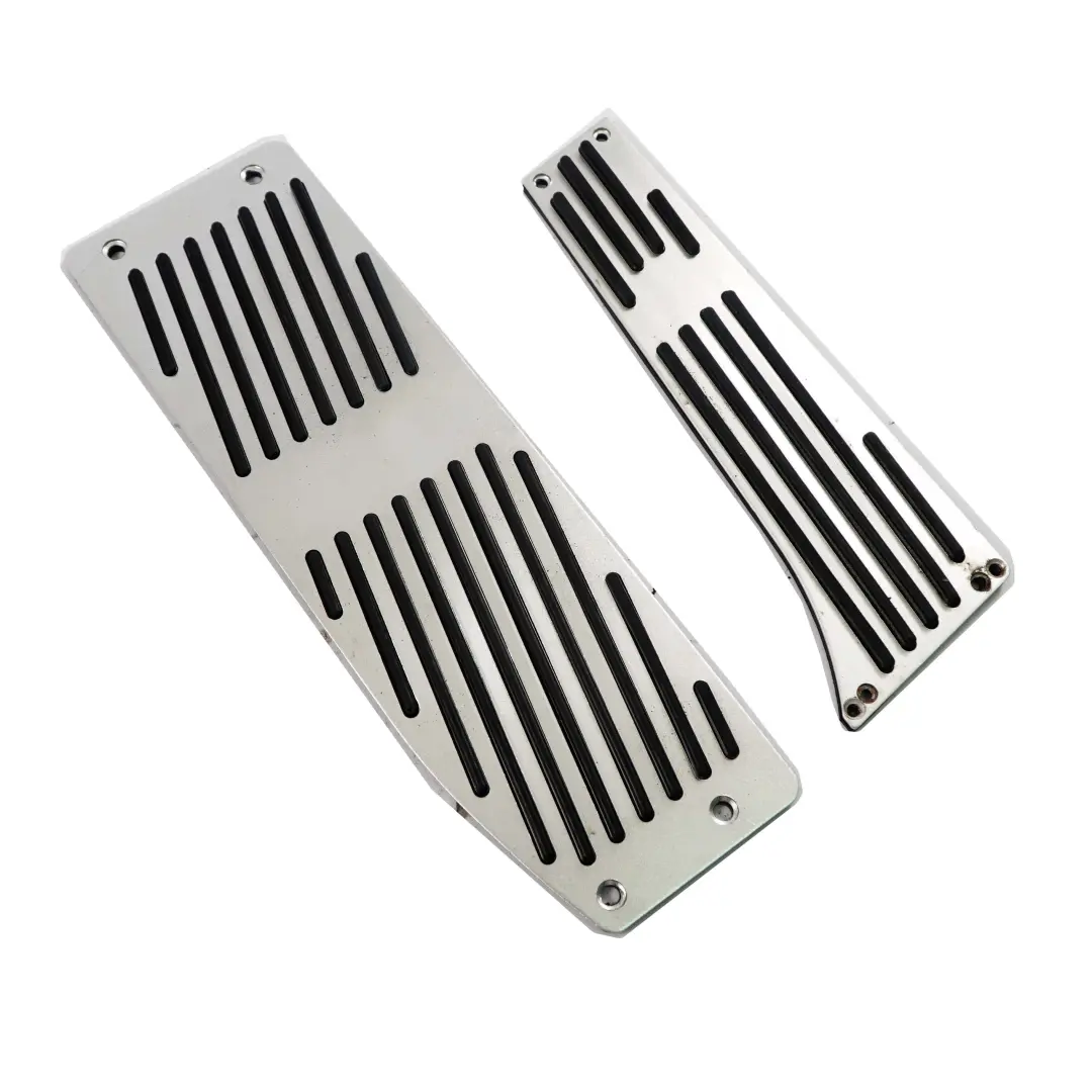 BMW E90 E91 E92 E93 Transmision Automatica Manual Juego Cubre Pedales Aluminio - SKU E90 Pedals Covers Set - Número de pieza E90 Pedals Covers Set