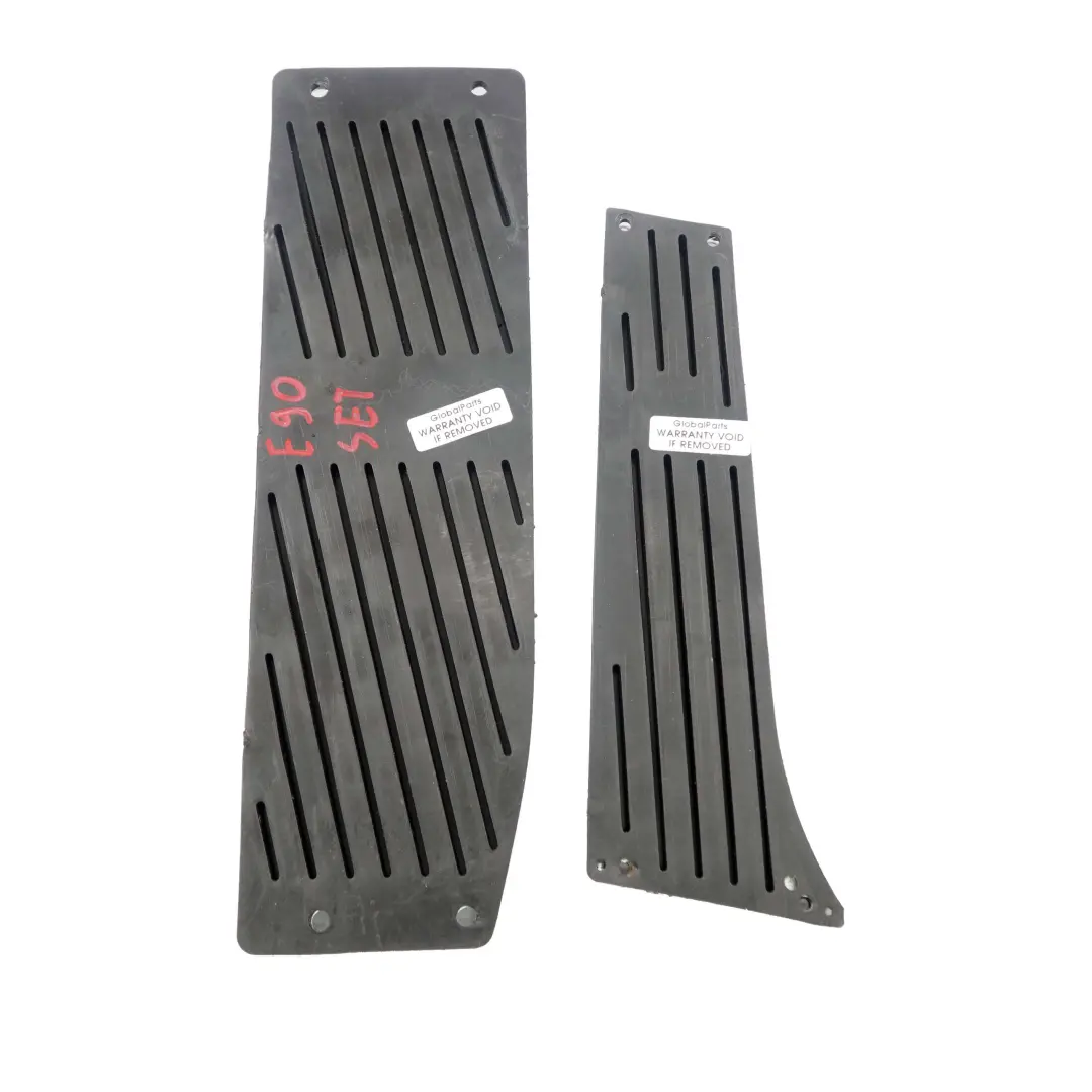 BMW E90 E91 E92 E93 Transmision Automatica Manual Juego Cubre Pedales Aluminio - SKU E90 Pedals Covers Set - Número de pieza E90 Pedals Covers Set