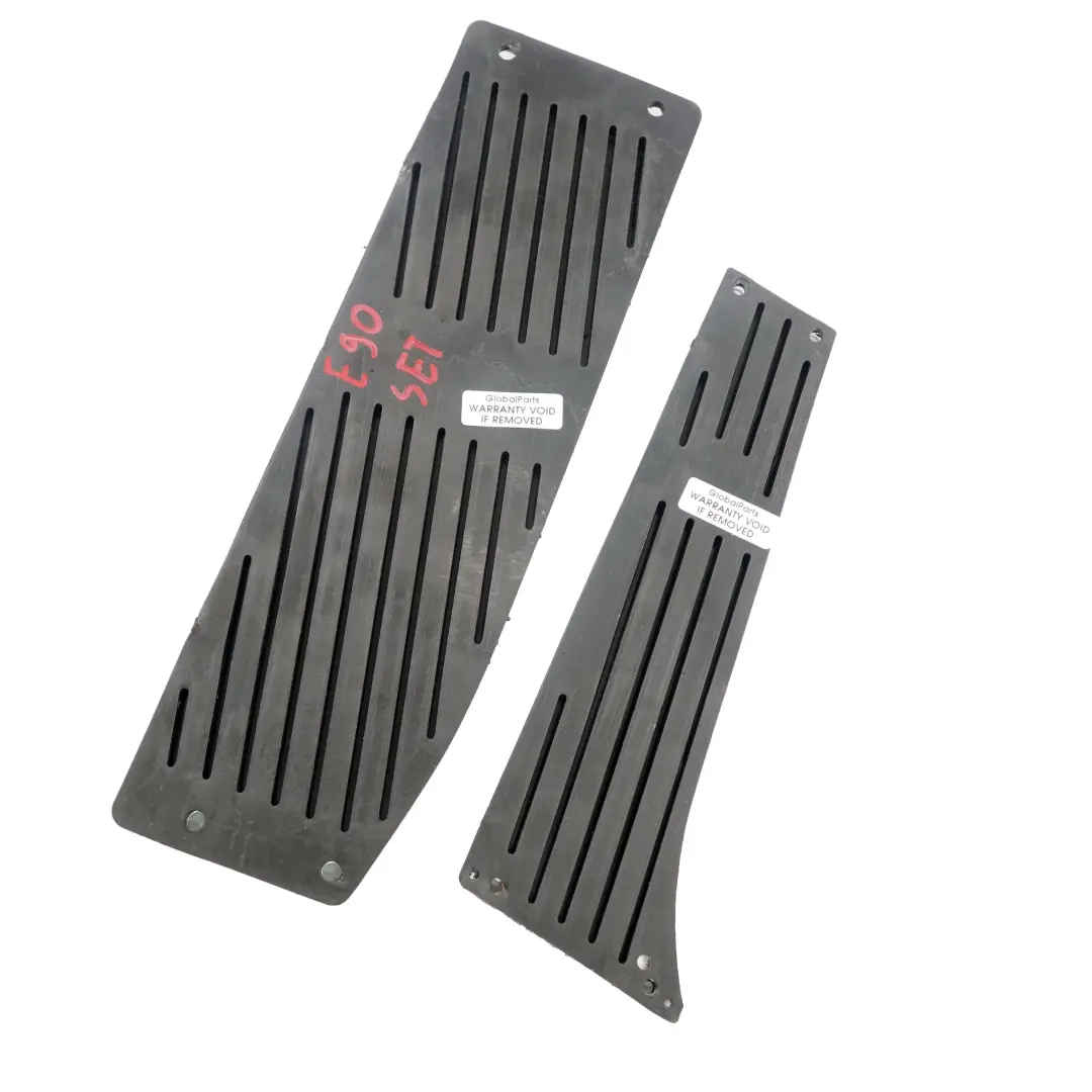 BMW E90 E91 E92 E93 Transmision Automatica Manual Juego Cubre Pedales Aluminio - SKU E90 Pedals Covers Set - Número de pieza E90 Pedals Covers Set