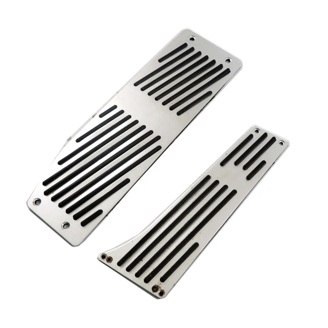 Transmission Aluminium Pedal Cover Set to BMW 3 E90 E91 E92 E93 Manual Automatic with Part number E90 Pedals Covers Set BMW 3 E90 E91 E92 E93 Manual Automatic Transmission Aluminium Pedal Cover Set - SKU E90 Pedals Covers Set - Part number E90 Pedals Covers Set