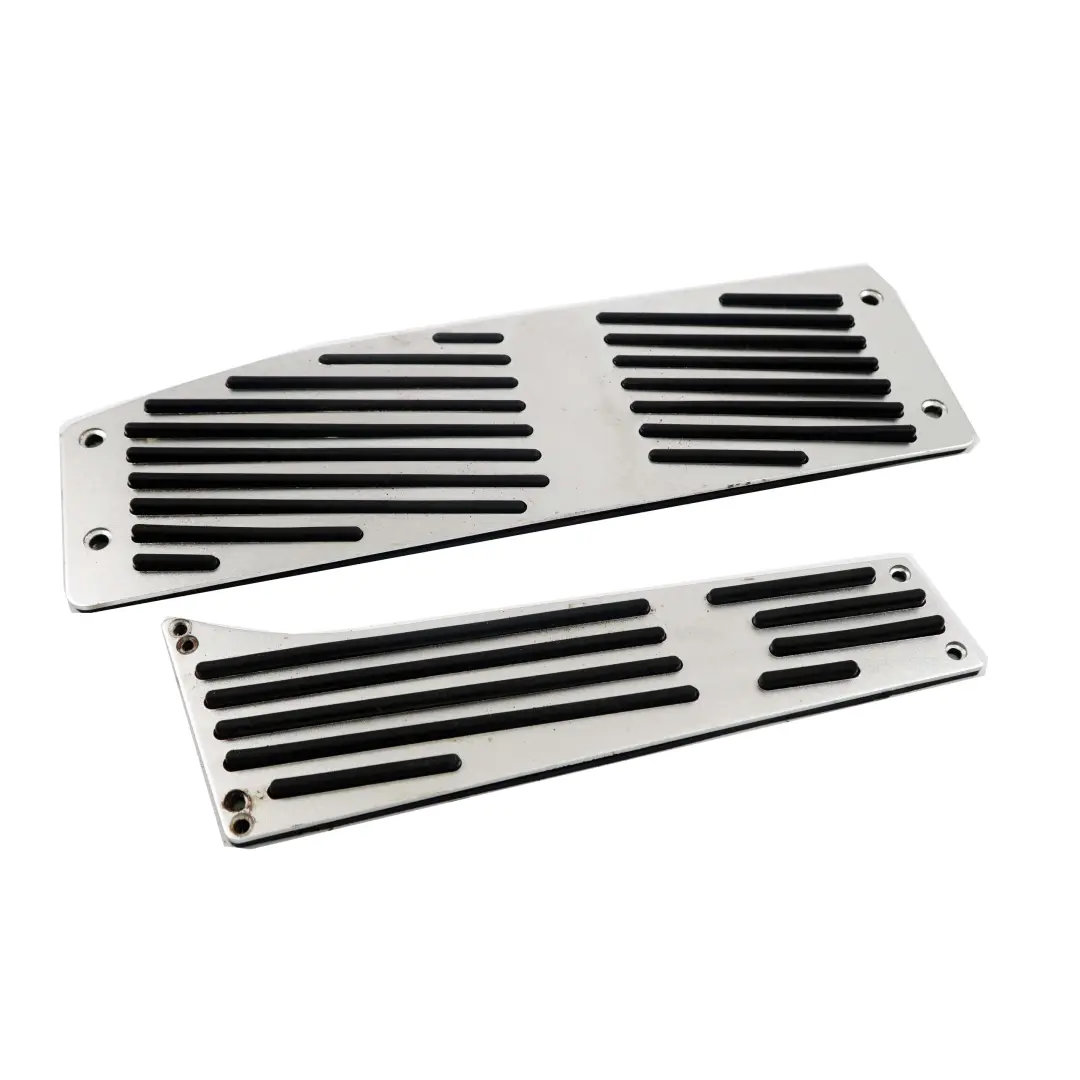 BMW E90 E91 E92 E93 Transmision Automatica Manual Juego Cubre Pedales Aluminio - SKU E90 Pedals Covers Set - Número de pieza E90 Pedals Covers Set