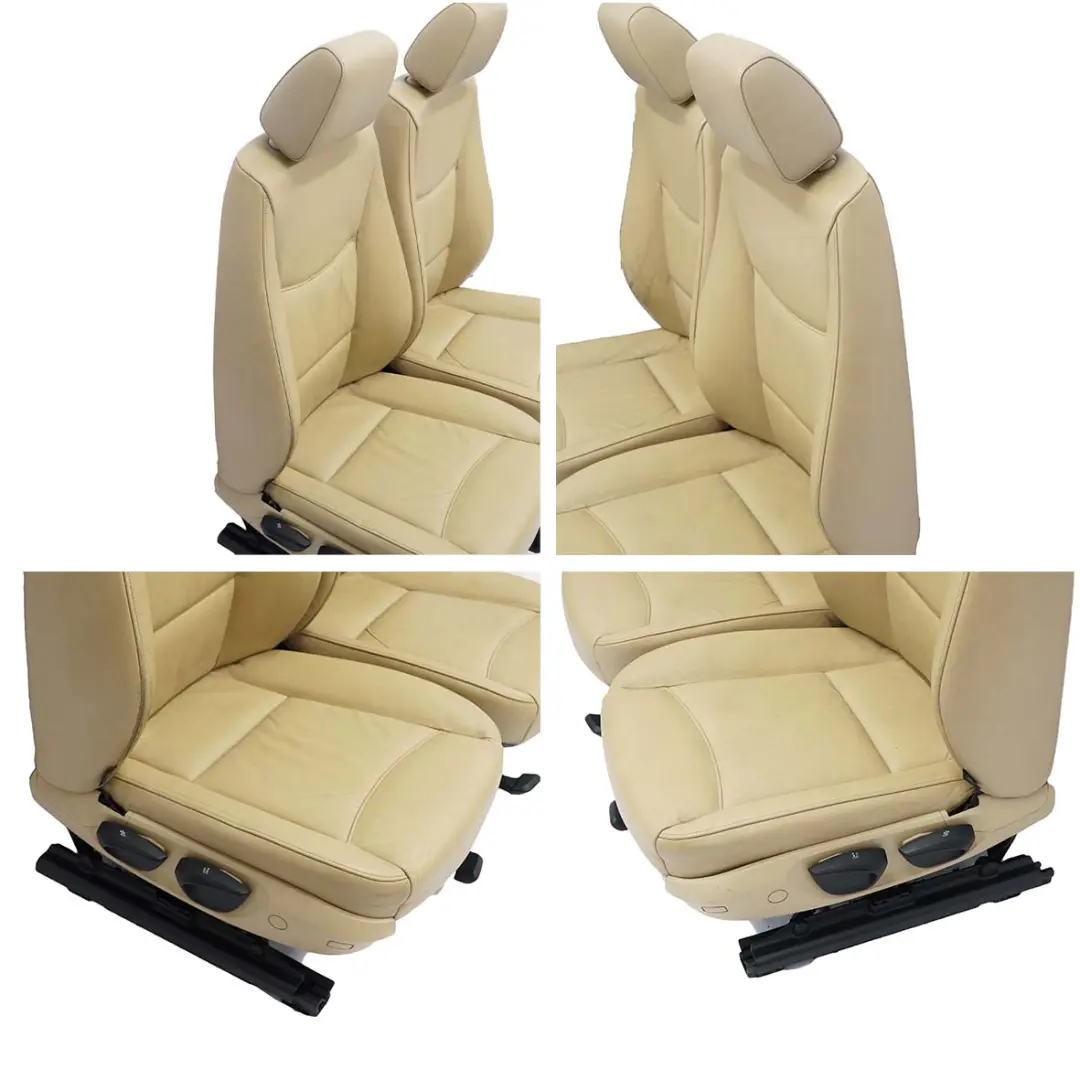 BMW 3 er E90 Sitzheizung Beige Leder Innensitze Sitze Sitz Ohne Türverkleidung - SKU E90 Seats Beige Leather-1 - Teilenummer E90 Seats Beige Leather