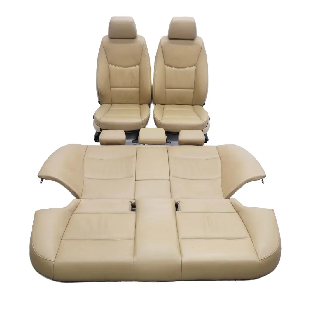 BMW E90 Saloon sieges interieurs chauffants en cuir beige - SKU E90 Seats Beige Leather-1 - Numéro de pièce E90 Seats Beige Leather