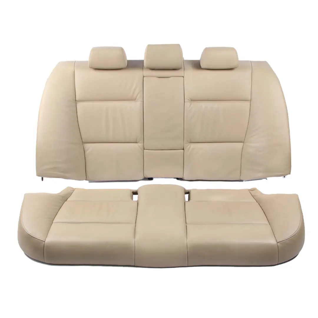 BMW 3 Series E90 Heated Beige Leather Interior Seats with Airbag and Door Cards - SKU E90 Seats Beige Leather - Part number E90 Seats Beige Leather