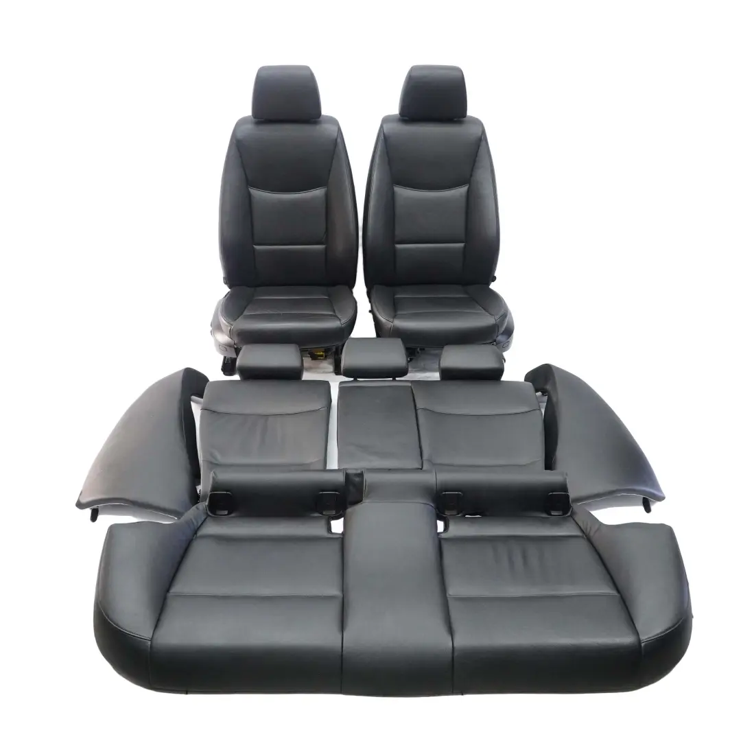 BMW Sedili Interni In Pelle Nera Con Memoria Schede Porte Elettriche - SKU E90 Seats Black Leather-1 - Numero di parte E90
