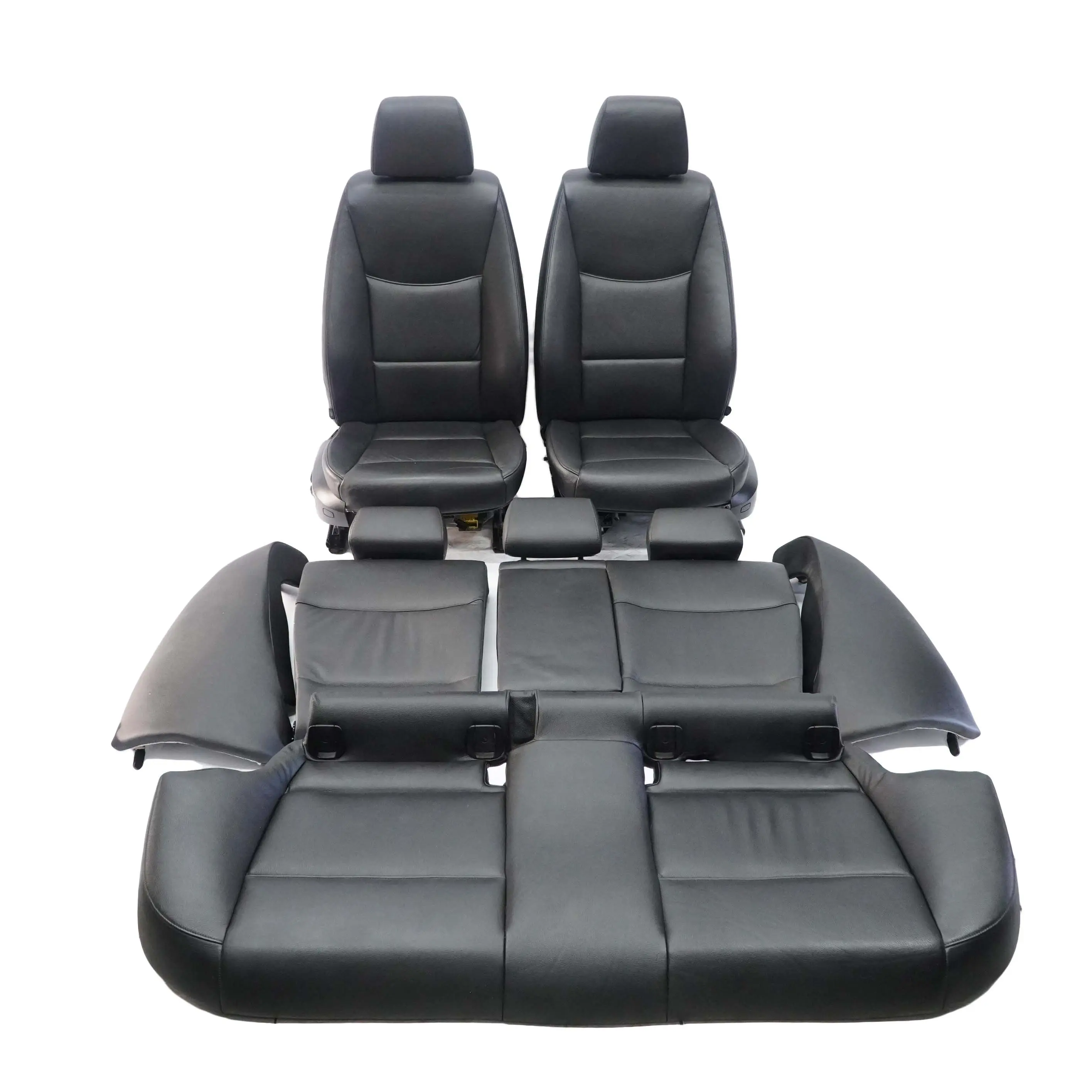 BMW E90 Sedili Interni In Pelle Nera Con Memoria Schede Porte Elettriche