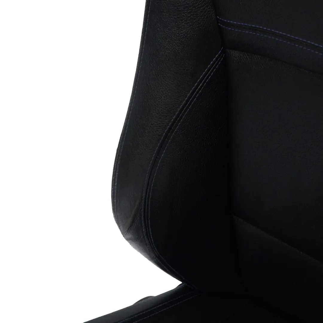  Leather Seats BMW LCI Heated M Sport Black Front Rear Seat Door Cards - SKU E90 Seats Black Leather-2 - Part number E90