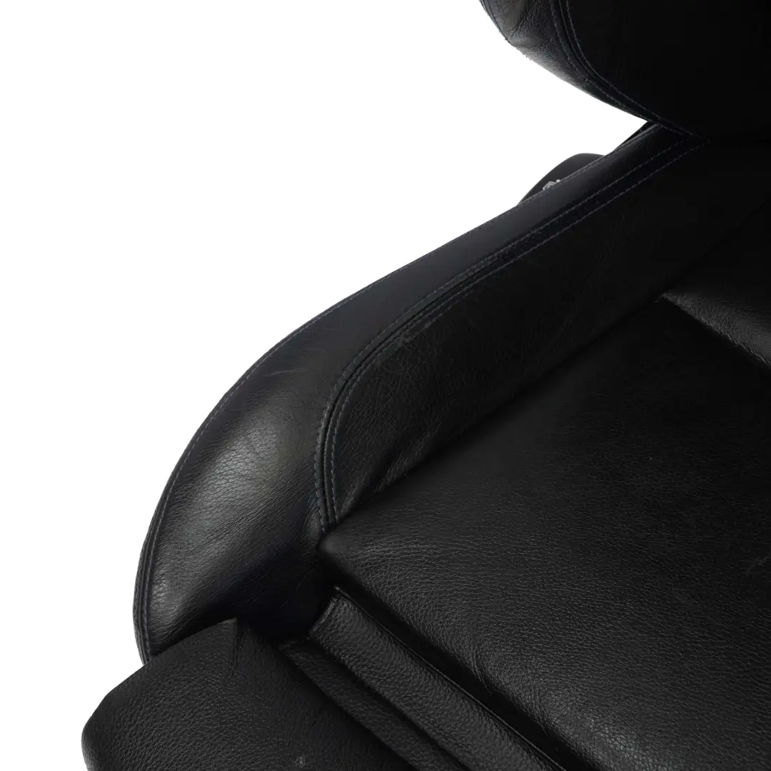  Leather Seats BMW LCI Heated M Sport Black Front Rear Seat Door Cards - SKU E90 Seats Black Leather-2 - Part number E90