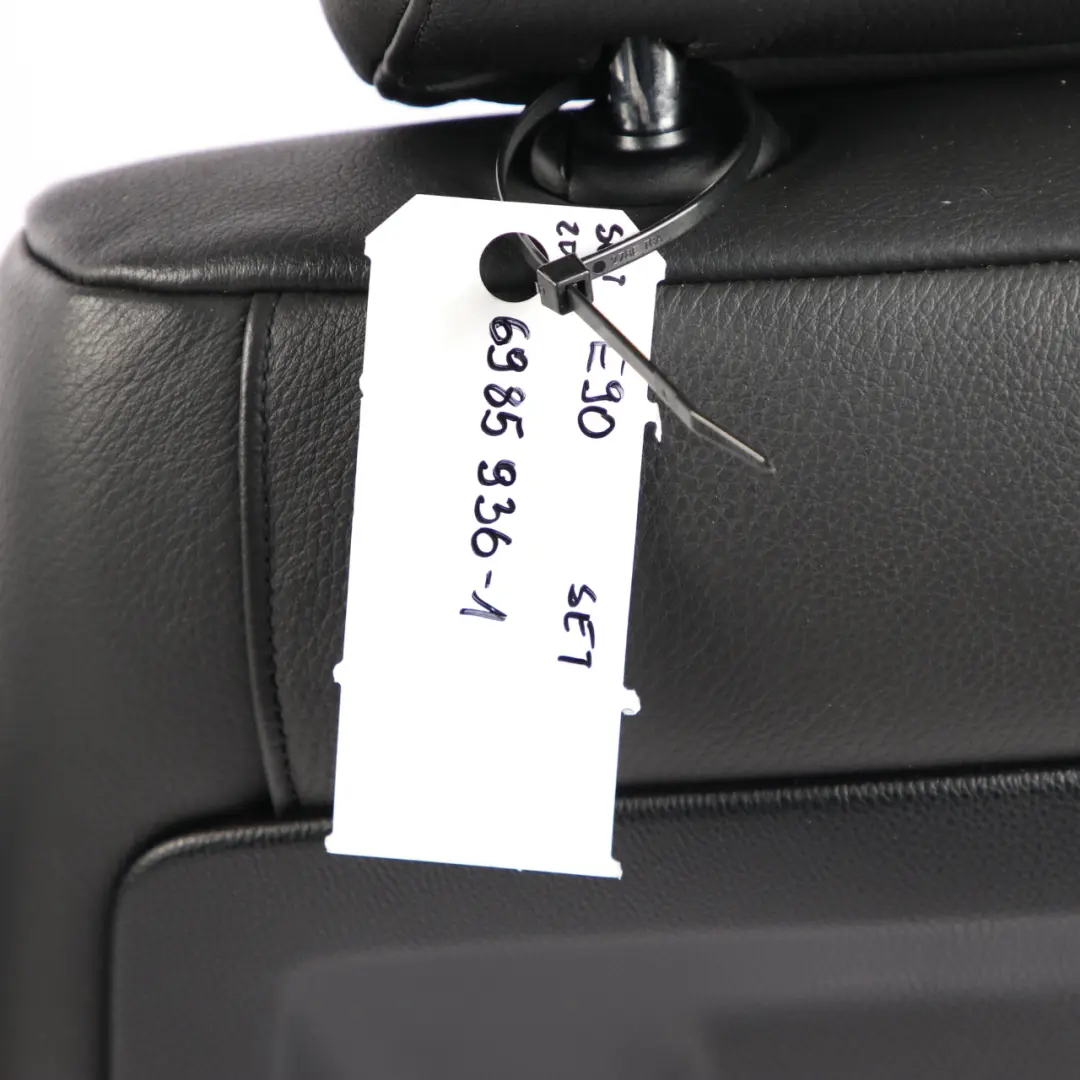 Leather Interior Seats Front Rear Seat with Door Cards to BMW E90 Saloon Black with Part number 6985936 BMW E90 Saloon Black Leather Interior Seats Front Rear Seat with Door Cards - SKU E90 Seats Black Leather-6 - Part number 6985936
