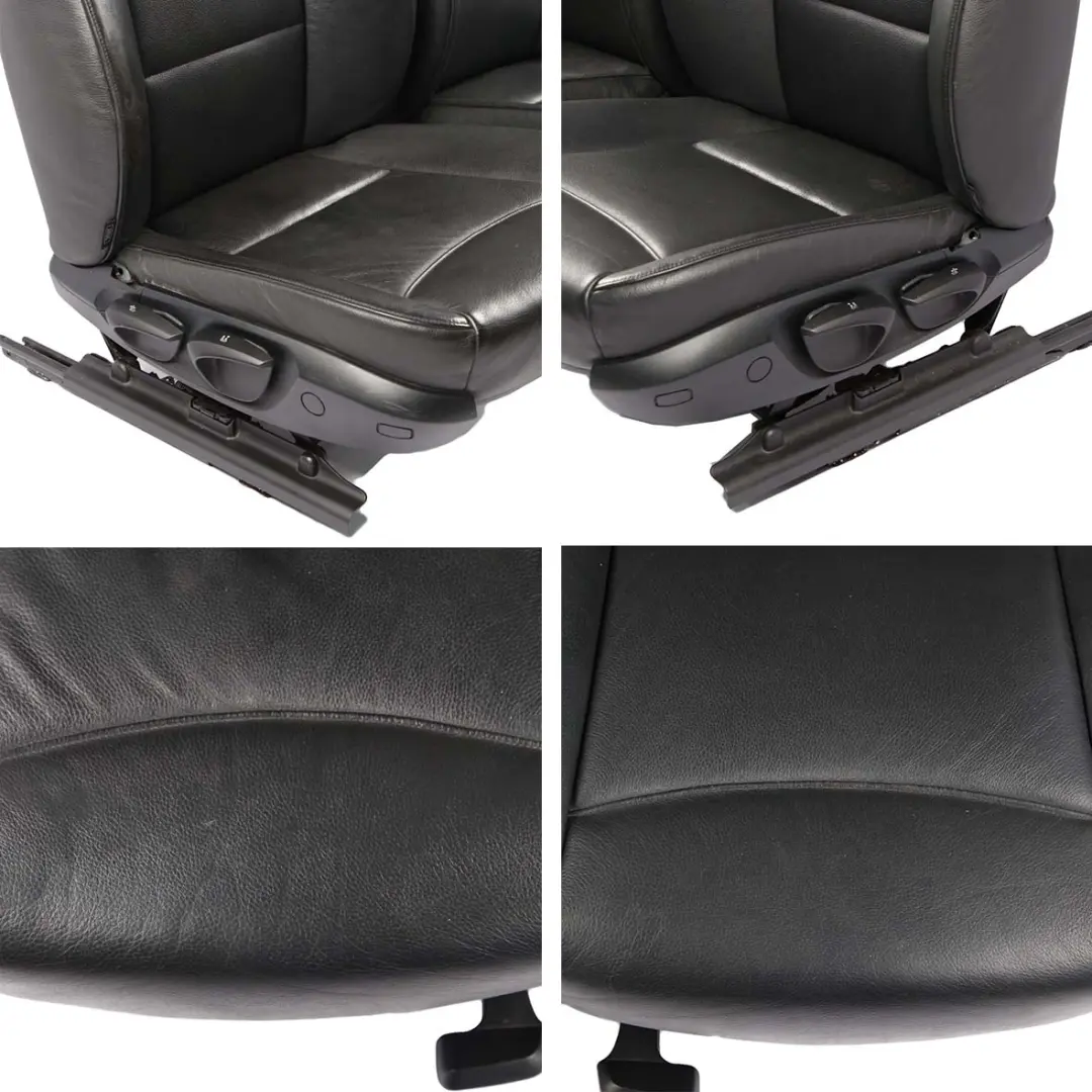 Leather Interior Seats Front Rear Seat with Door Cards to BMW E90 Saloon Black with Part number 6985936 BMW E90 Saloon Black Leather Interior Seats Front Rear Seat with Door Cards - SKU E90 Seats Black Leather-6 - Part number 6985936