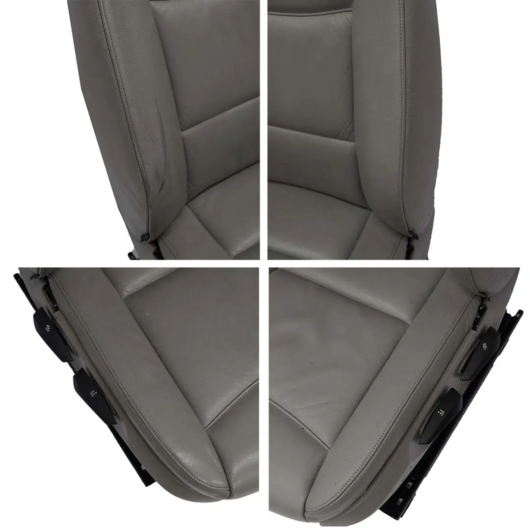  Asientos BMW E90 Gris Interior De Cuero Asiento Delantero Trasero - SKU E90 Seats Grey Leather-1 - Número de pieza E90 Seats Grey Leather