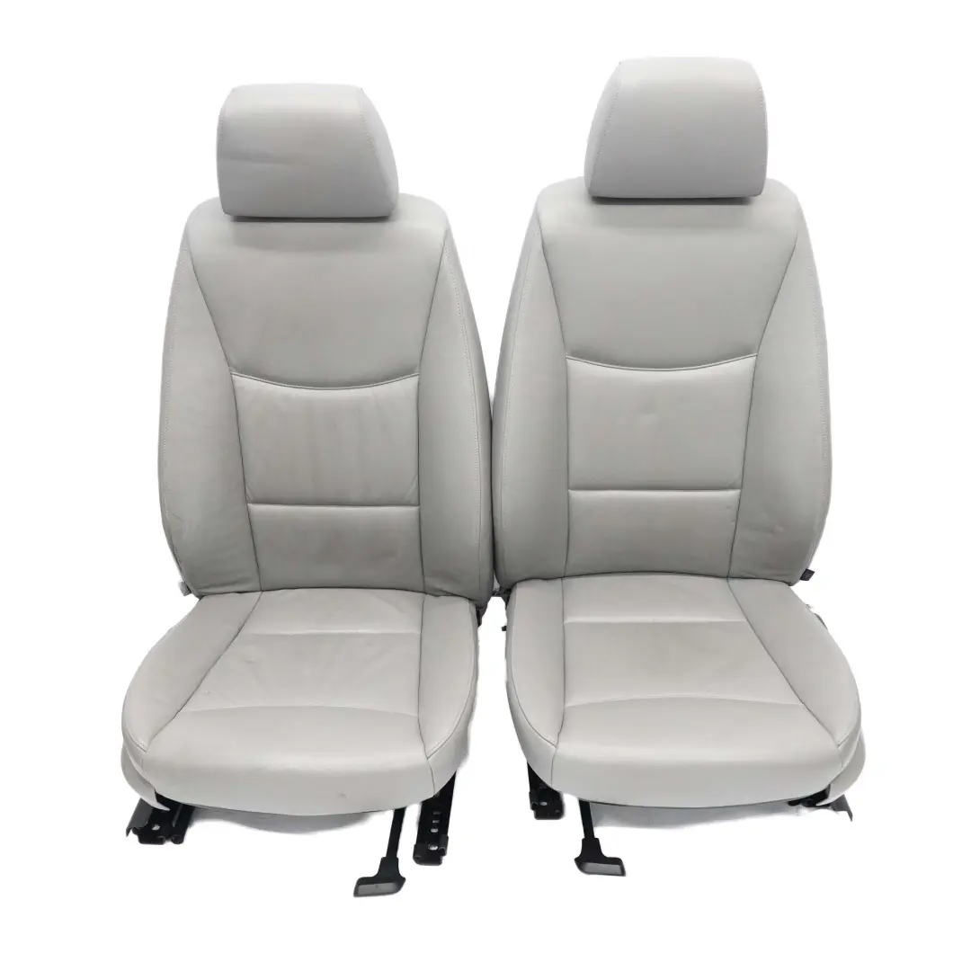 BMW E90 Sièges Gris Intérieur Cuir Siège Avant Arrière Sans revêtement de porte - SKU E90 Seats Grey Leather-1 - Numéro de pièce E90 Seats Grey Leather