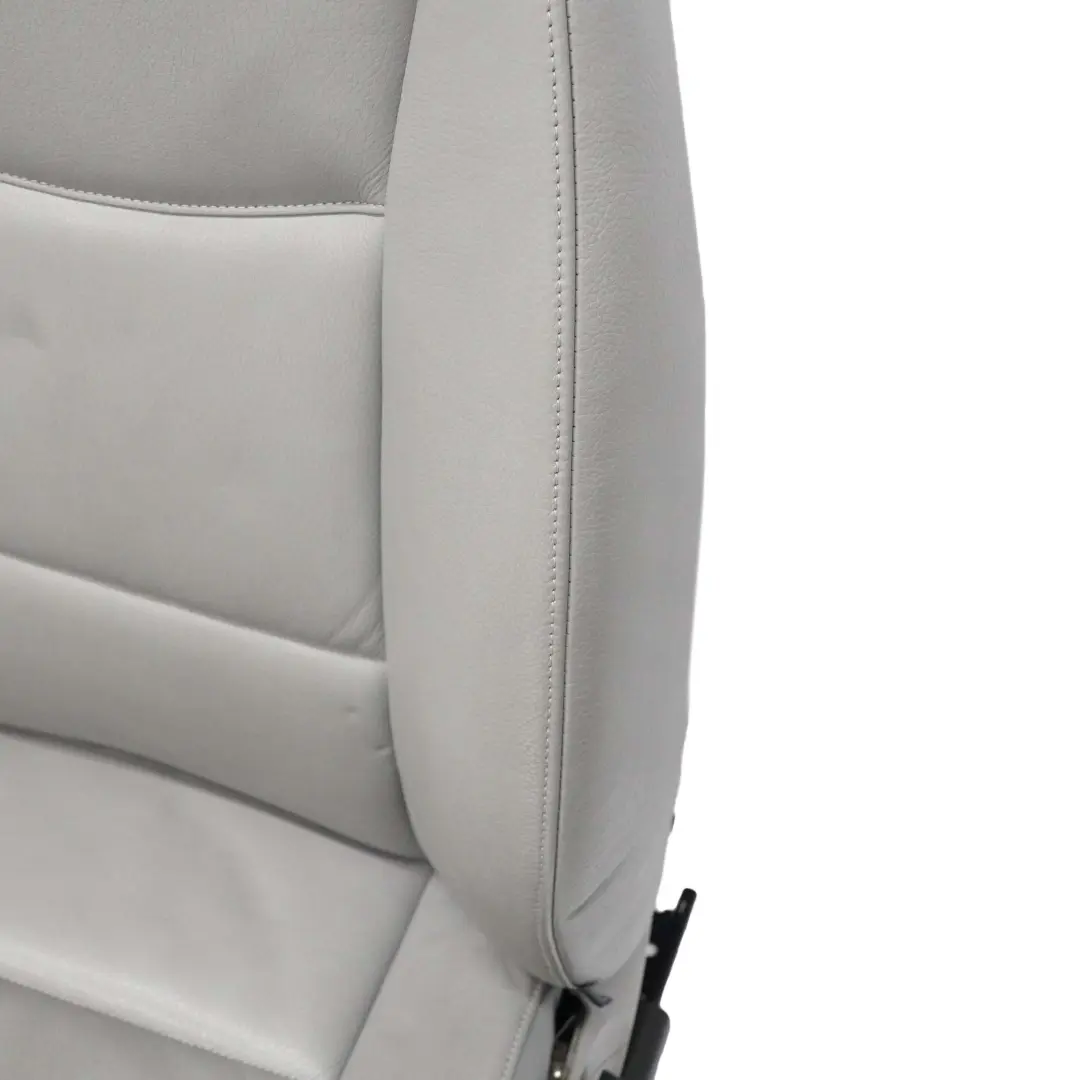 BMW E90 Fotele Fotel Kanapa Oparcie Szara Skóra - SKU E90 Seats Grey Leather-1 - Numer Części E90 Seats Grey Leather