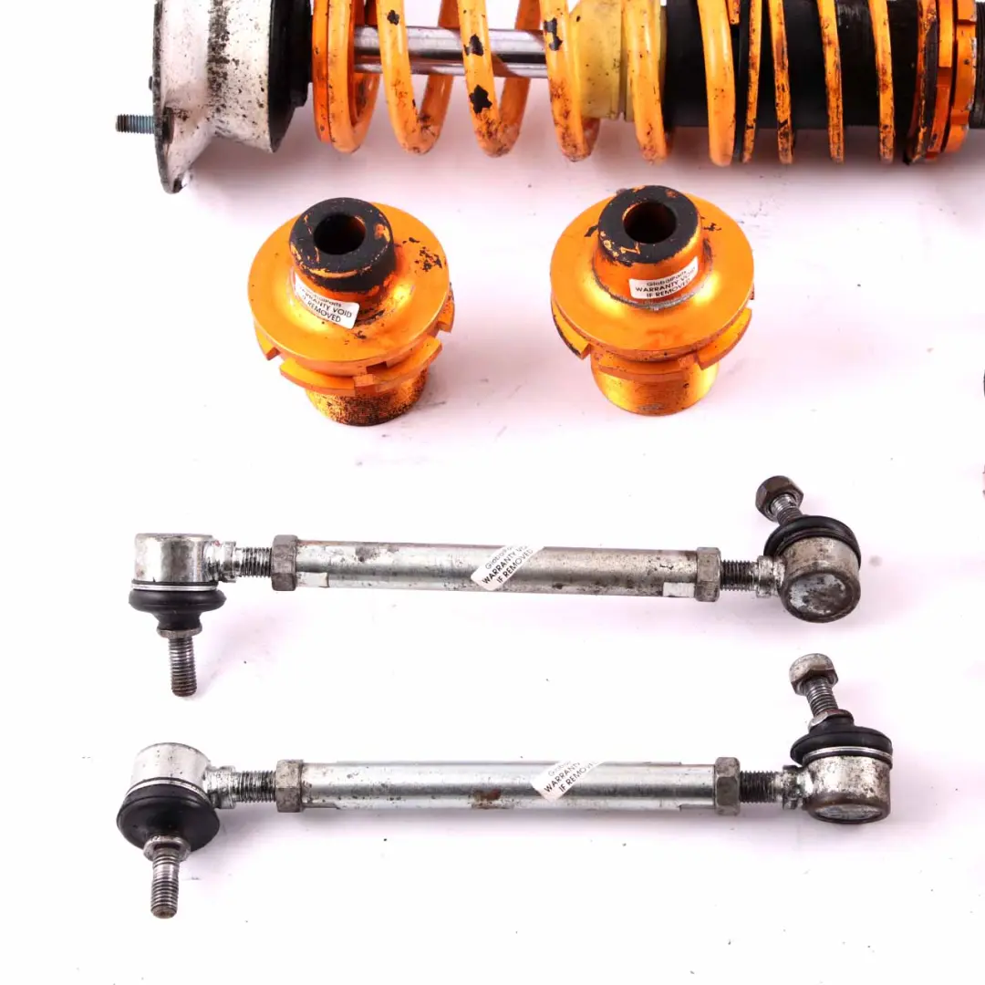 BMW E90 Suspension Spring Strut Front Rear Left Right Lowering Coil Shocks Set - SKU E90 Spring Strut Set - Part number E90 JOM Rear Shock Absorber Set