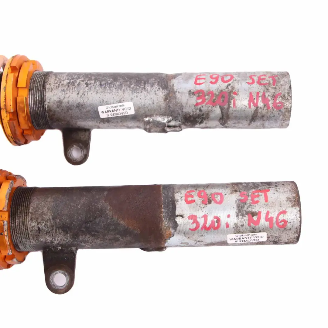 BMW E90 Suspension Spring Strut Front Rear Left Right Lowering Coil Shocks Set - SKU E90 Spring Strut Set - Part number E90 JOM Rear Shock Absorber Set