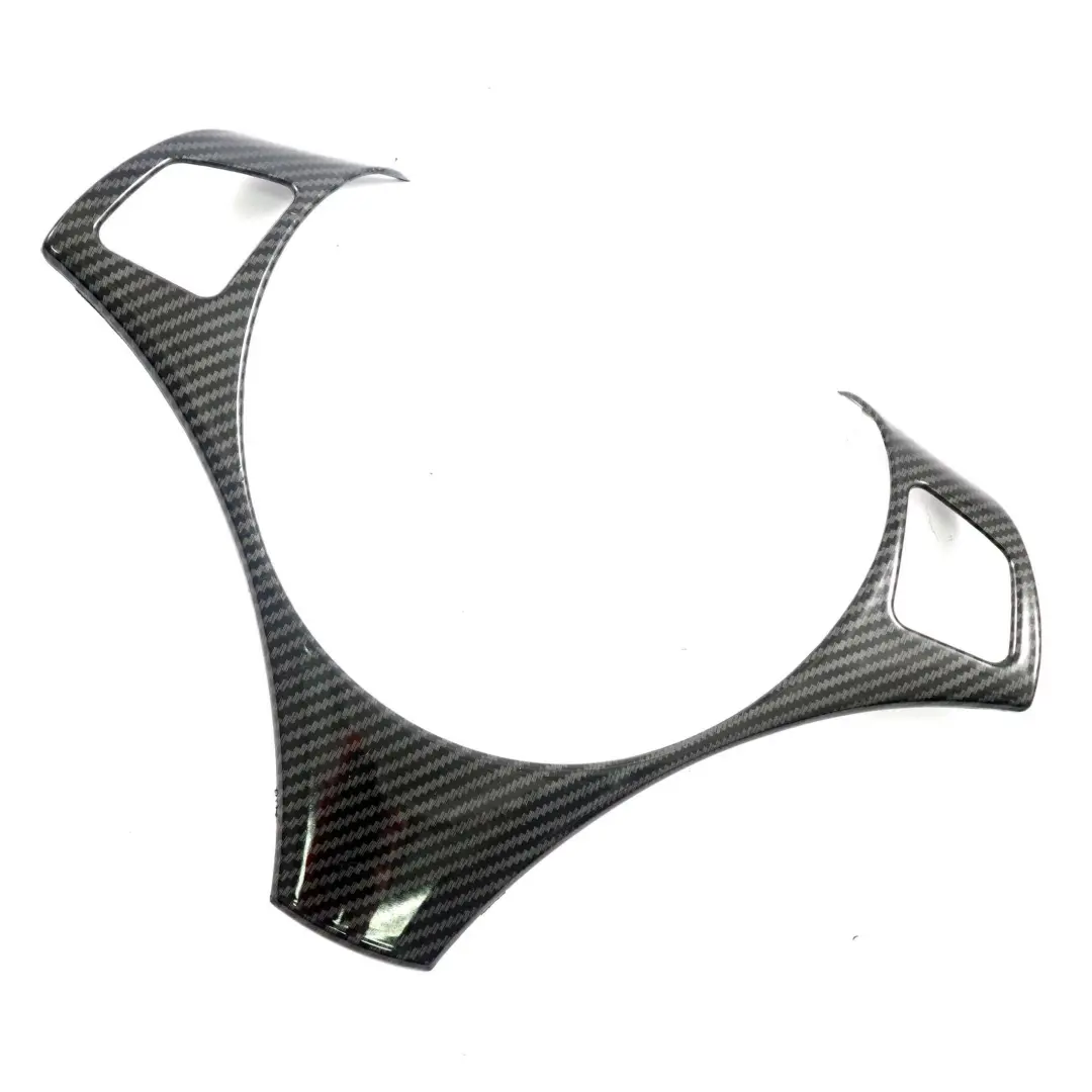 BMW E87 E90 E92 Osłona Kierownicy Naklejka Carbon - SKU E90 Steering Trim Carbon Look - Numer Części E90 Steering Trim Carbon Look