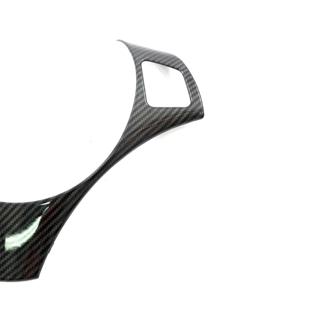 BMW E87 E90 E92 Osłona Kierownicy Naklejka Carbon - SKU E90 Steering Trim Carbon Look - Numer Części E90 Steering Trim Carbon Look